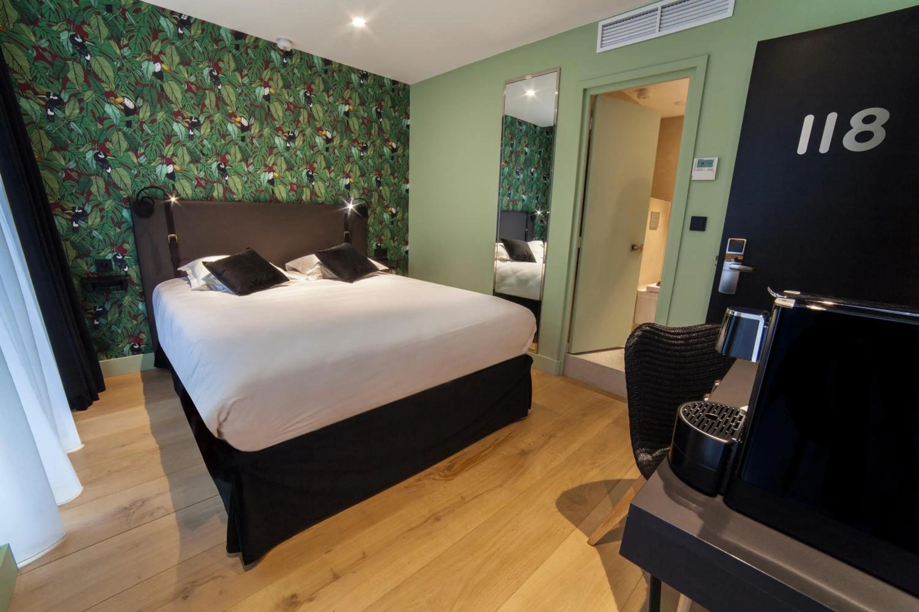 Photo of the whole room, Bed in La Valiz