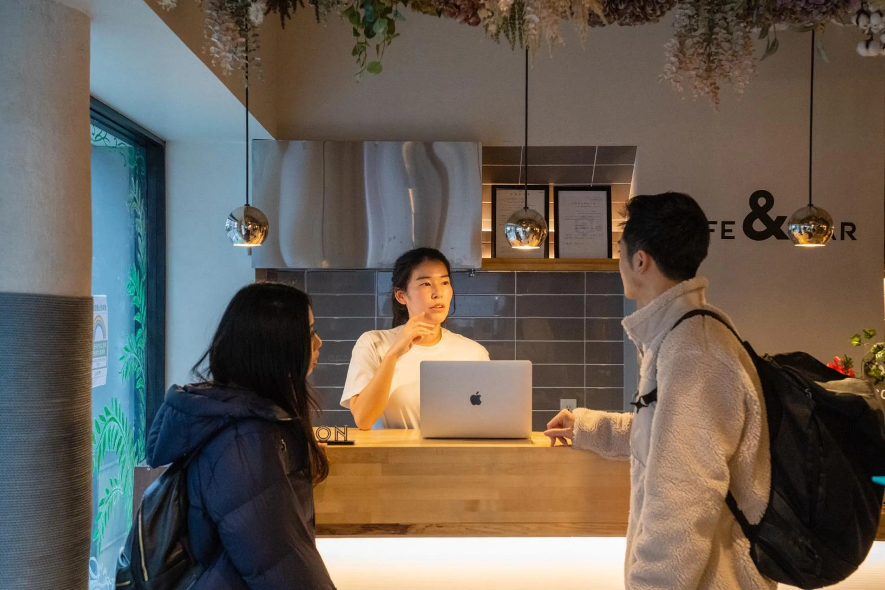 Staff in &AND HOSTEL KURAMAE west