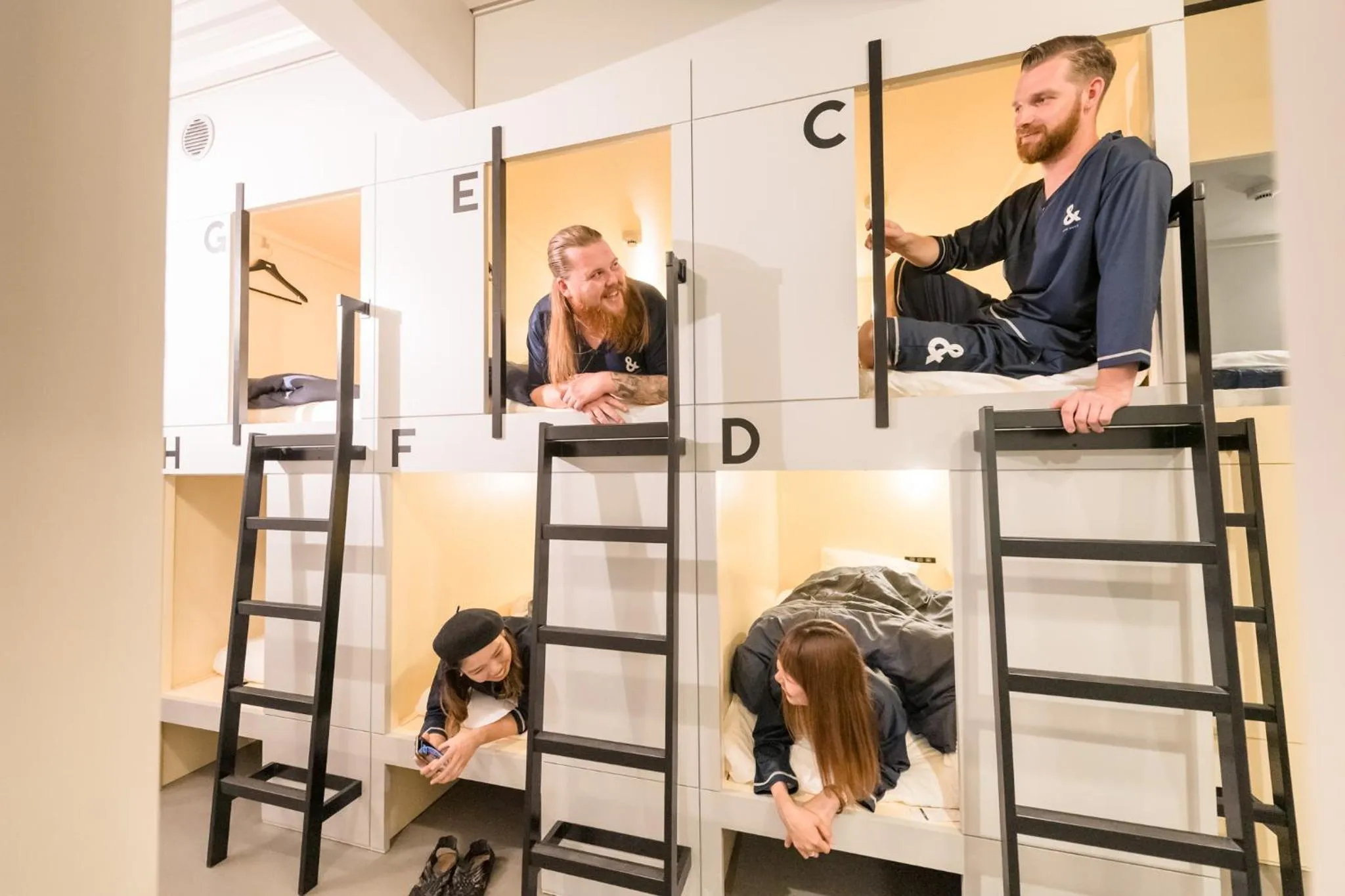 People in &AND HOSTEL KURAMAE west