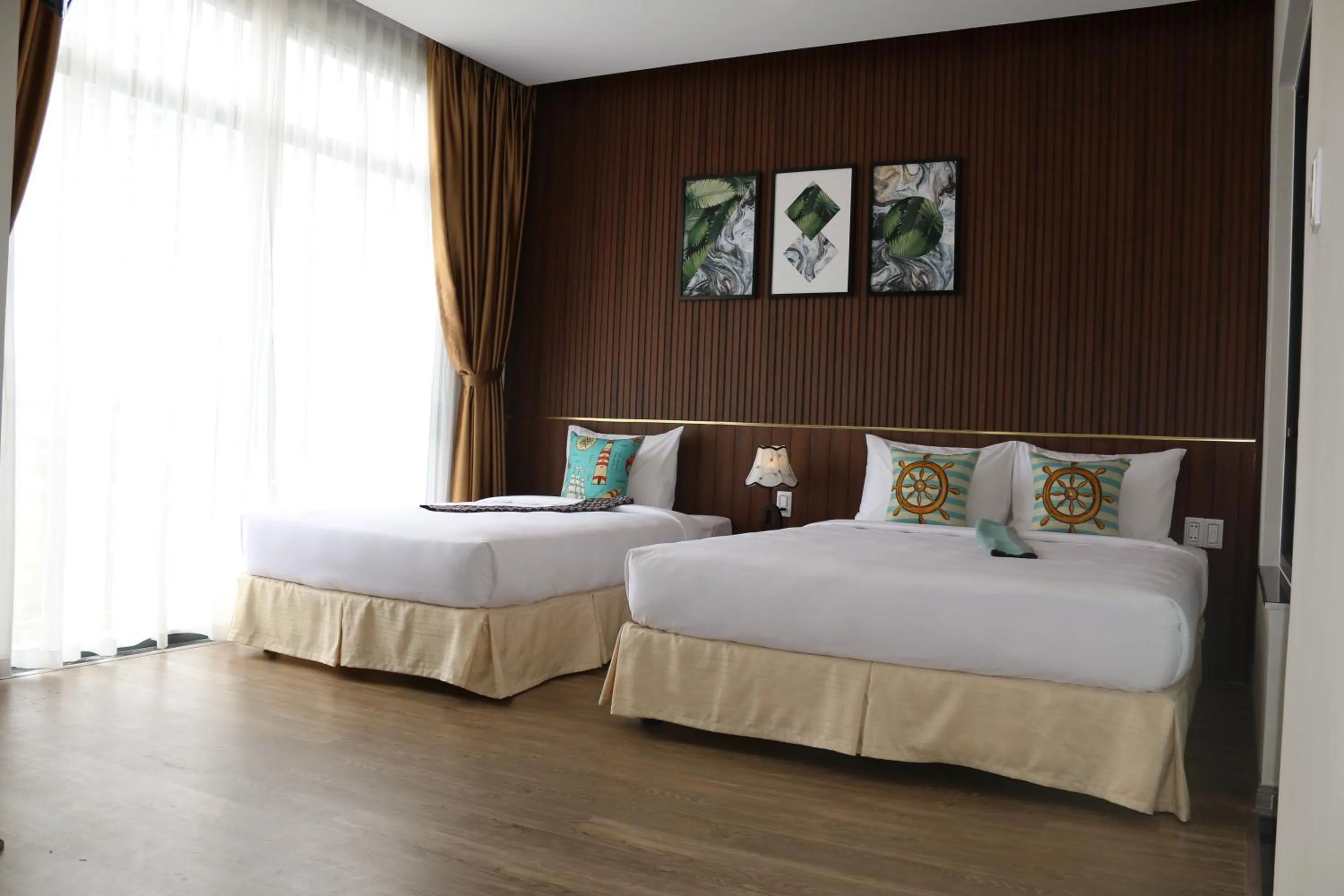 Bed in The Fish Village Villa