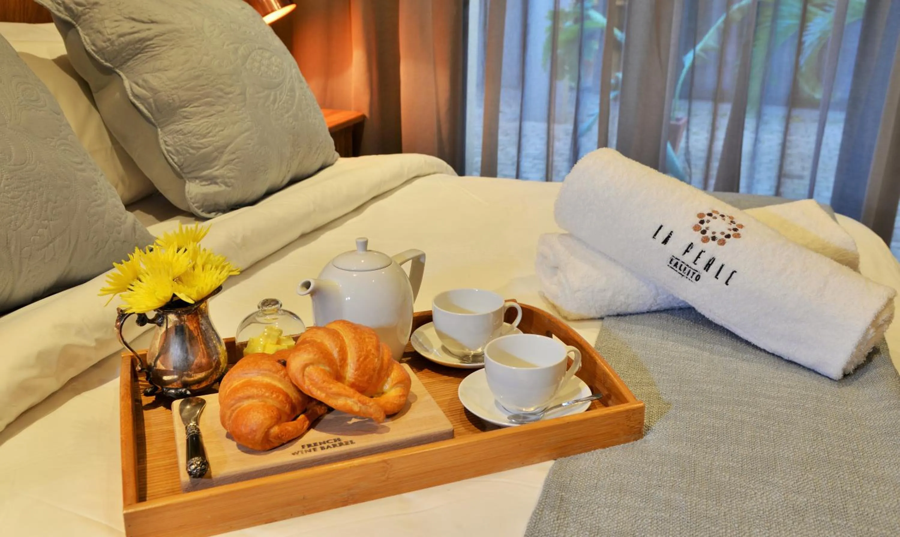 Bedroom, Bed in La Perle