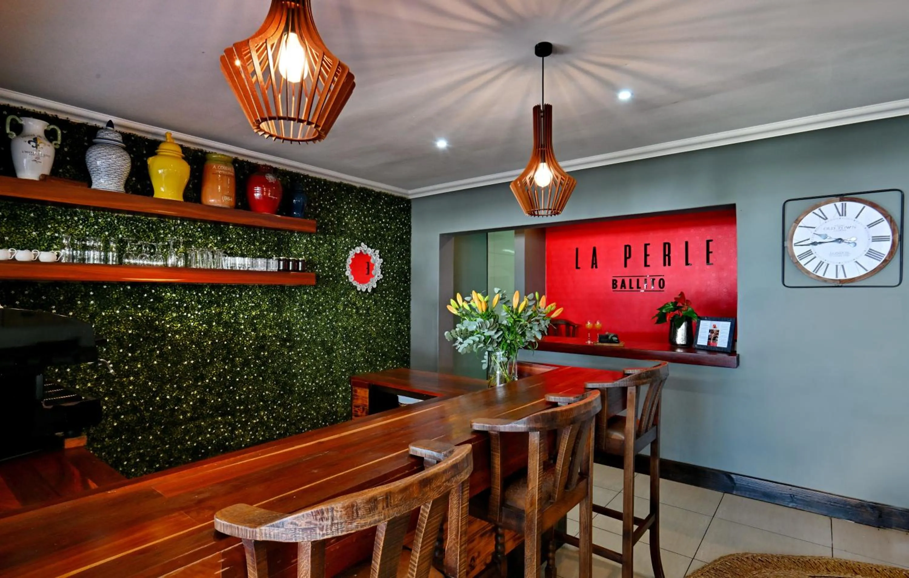 Lobby or reception in La Perle