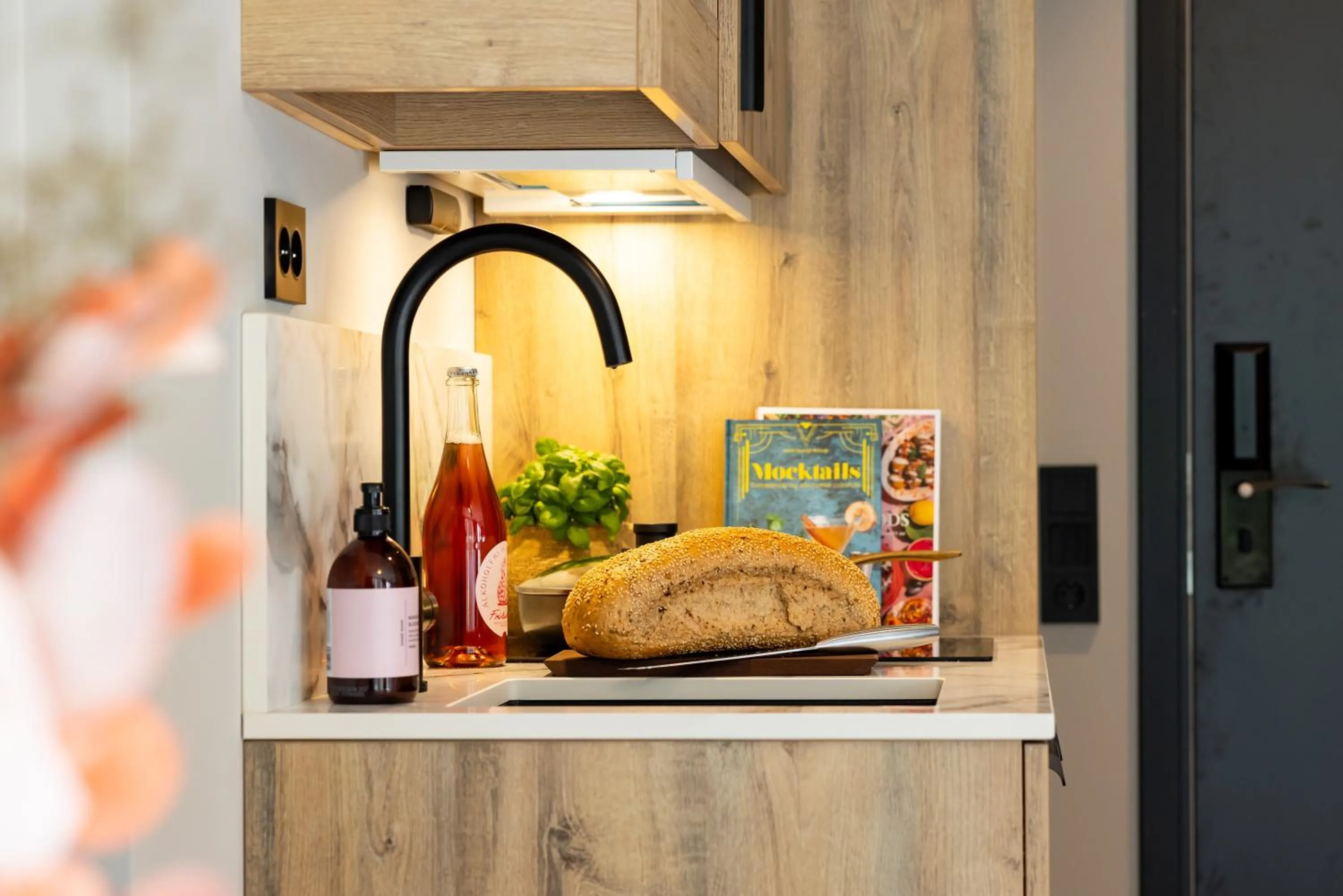 Kitchen or kitchenette in Stryn House Hotel