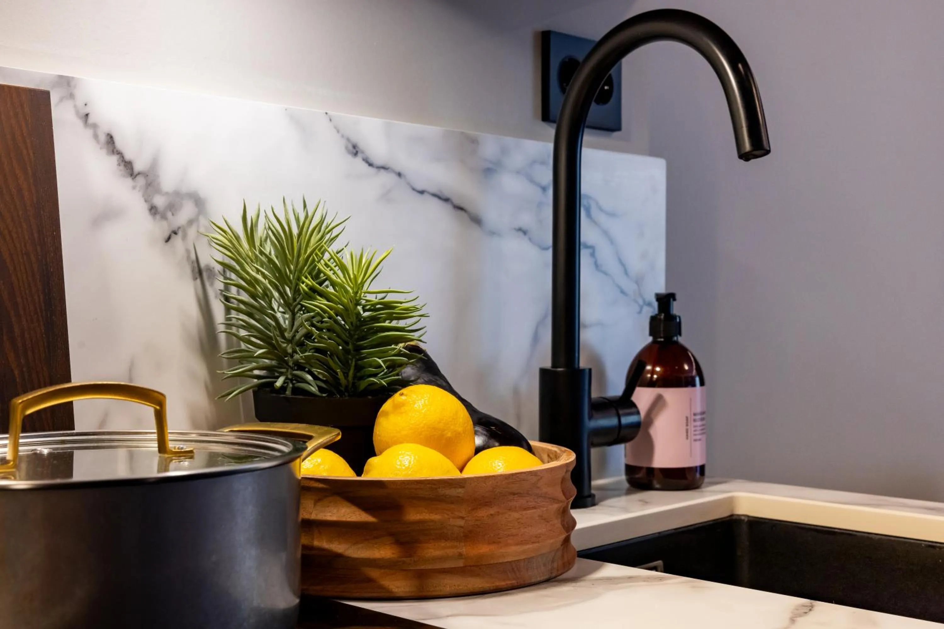 Kitchen or kitchenette in Stryn House Hotel