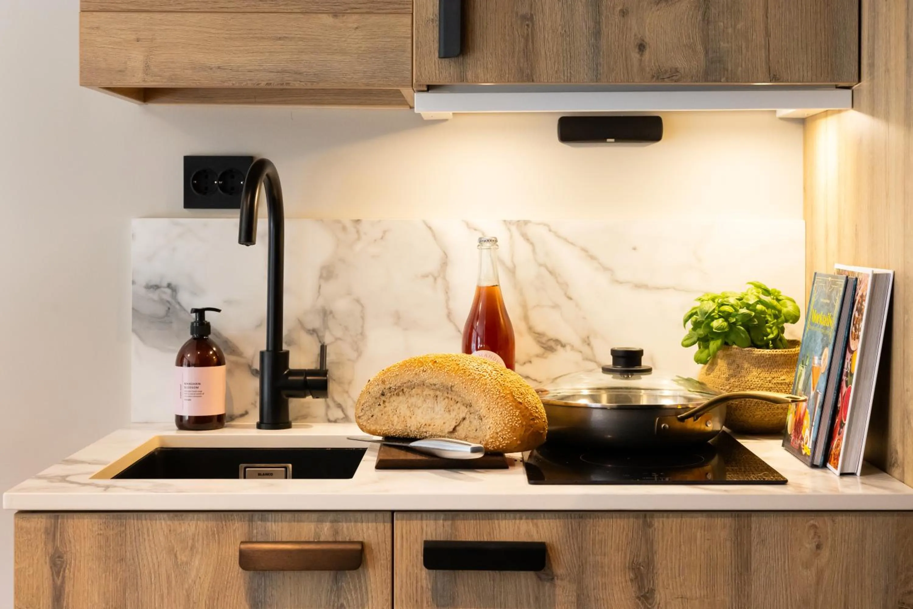 Kitchen or kitchenette in Stryn House Hotel
