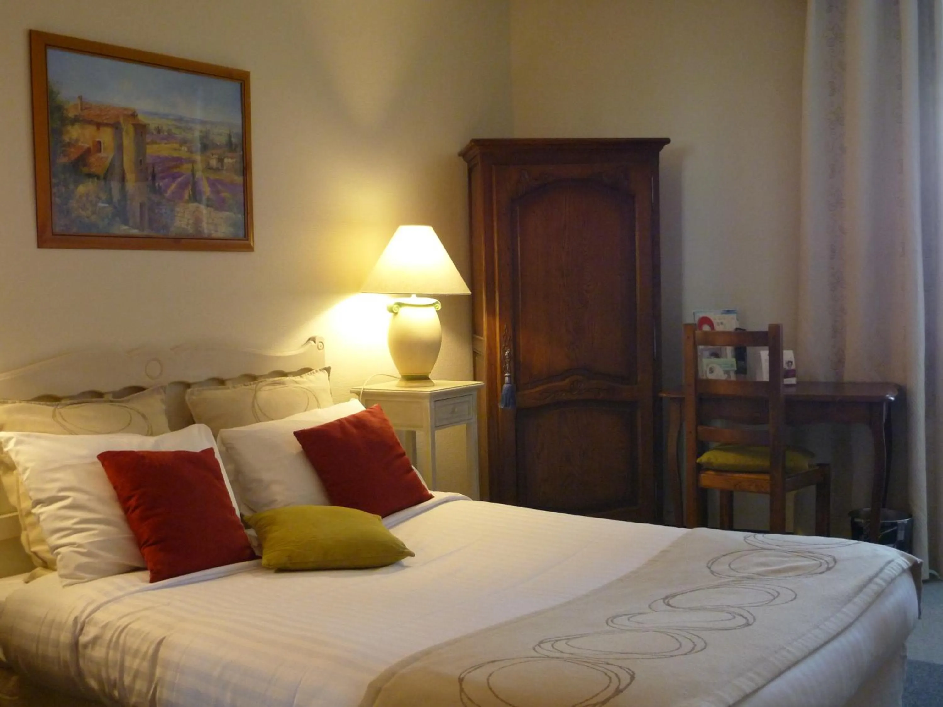Photo of the whole room, Bed in The Originals Boutique, Hôtel Clos Sainte Marie, Nevers