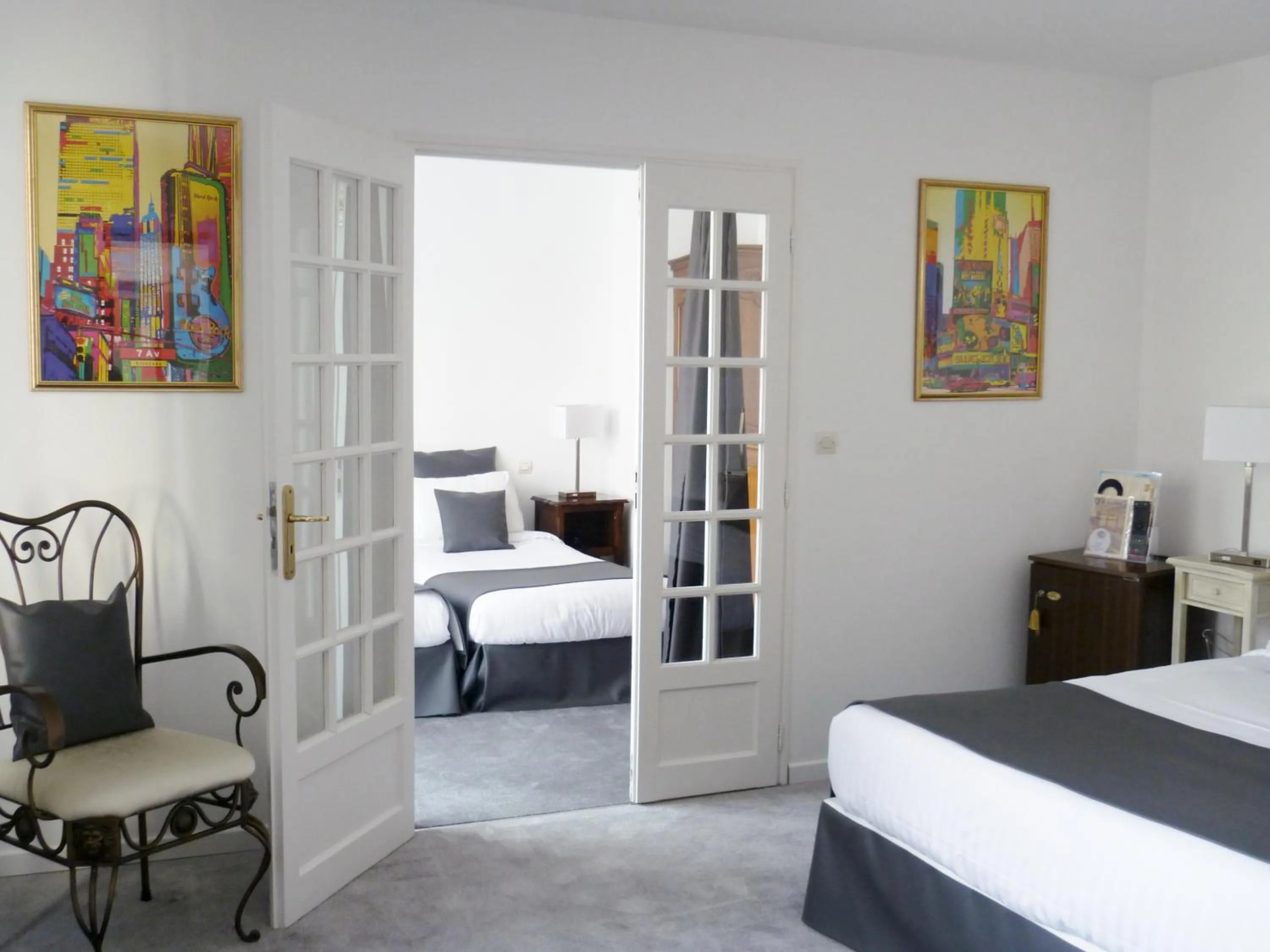 Photo of the whole room, Bed in The Originals Boutique, Hôtel Clos Sainte Marie, Nevers