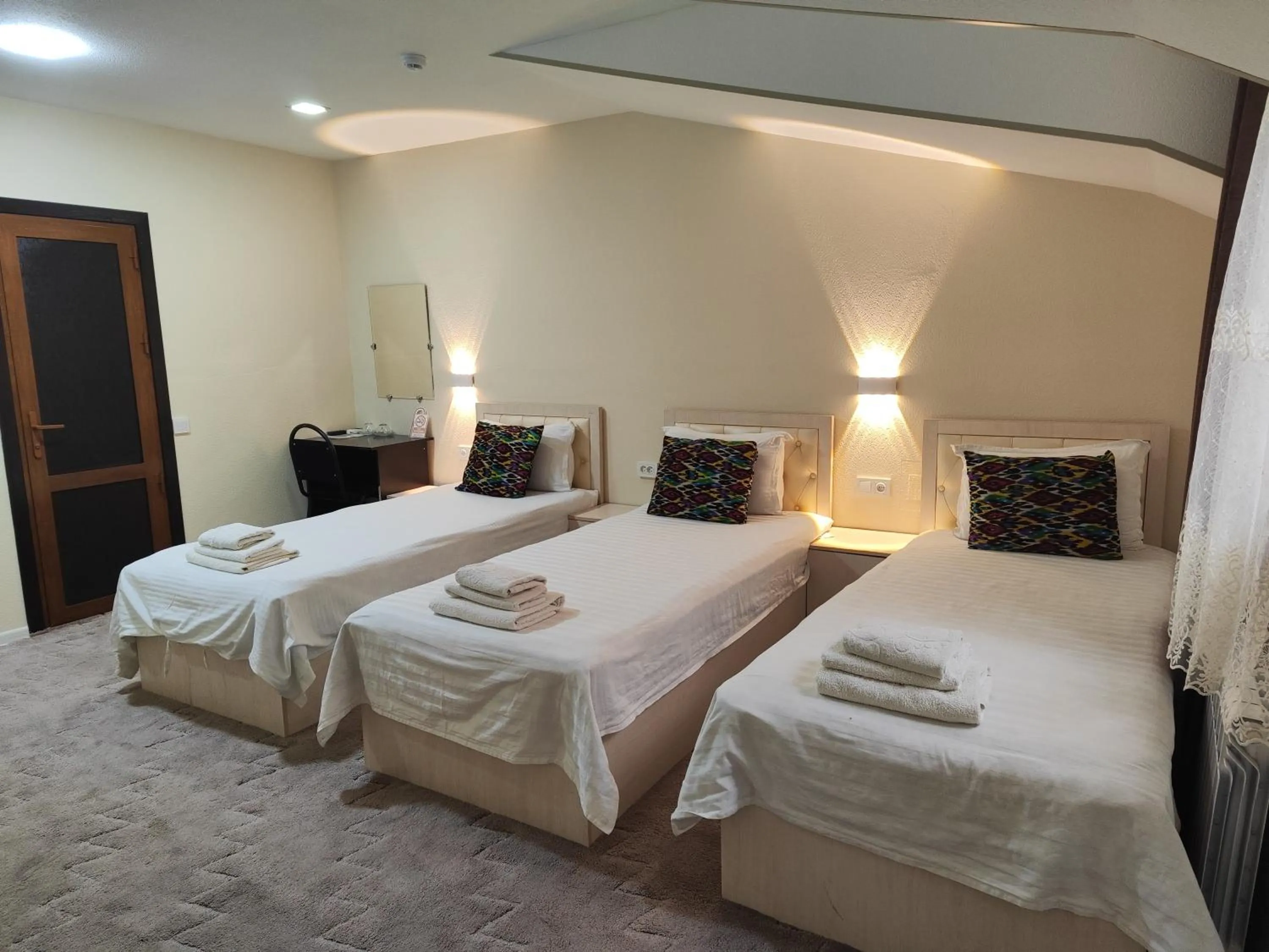 Bed in Hotel Suzani Samarkand