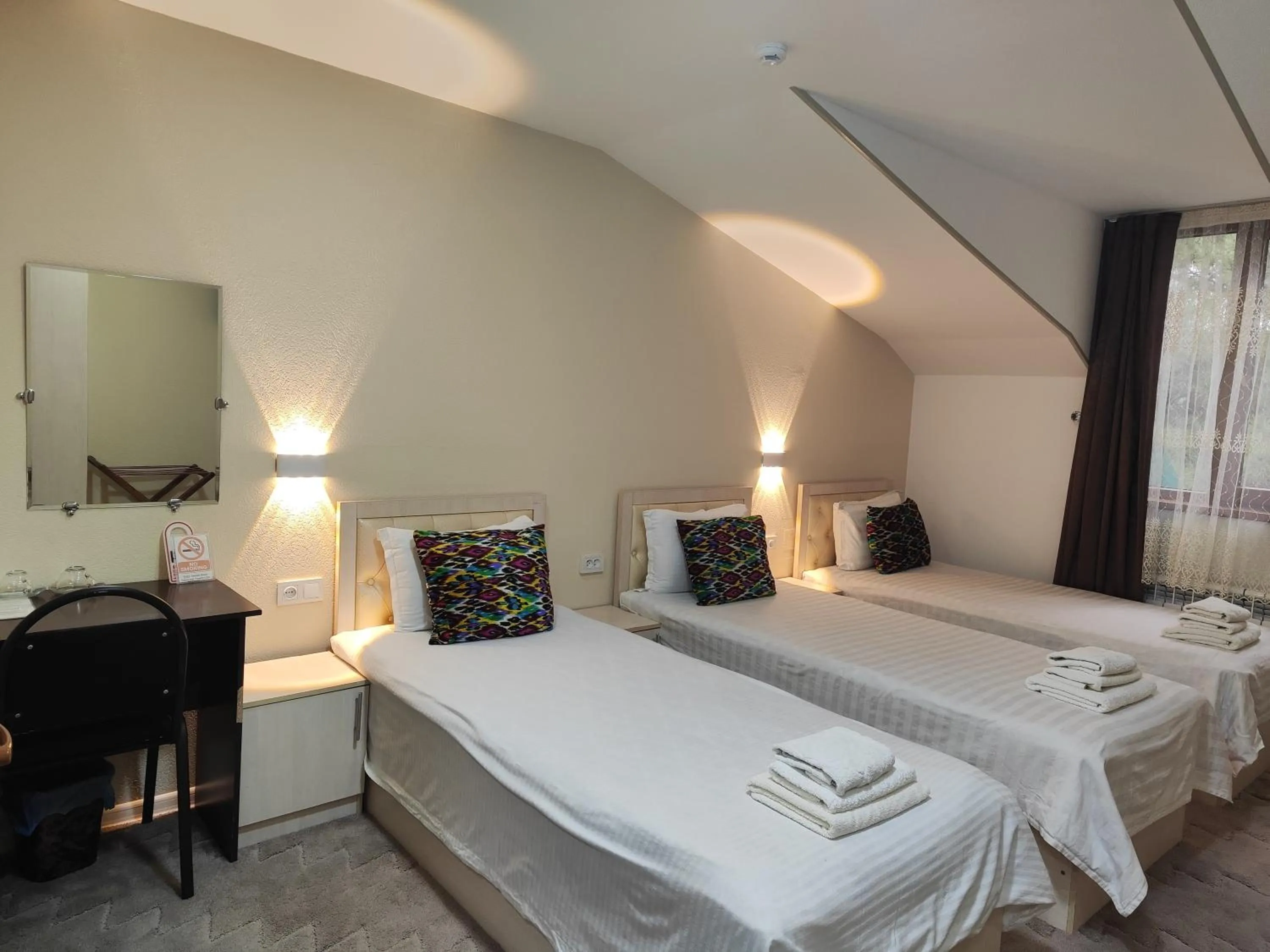 Bed in Hotel Suzani Samarkand