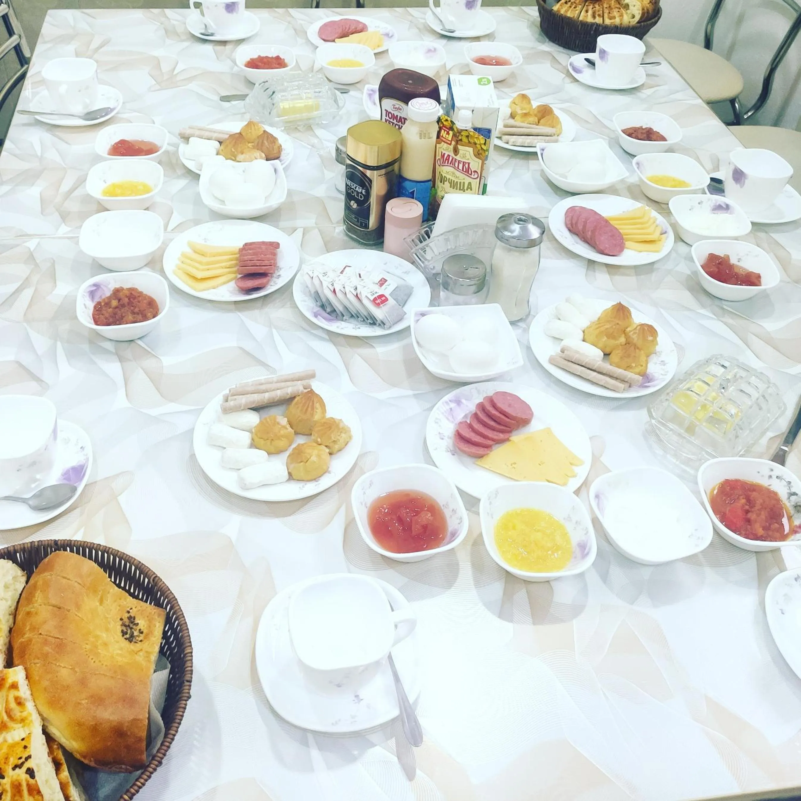 Breakfast in Hotel Suzani Samarkand