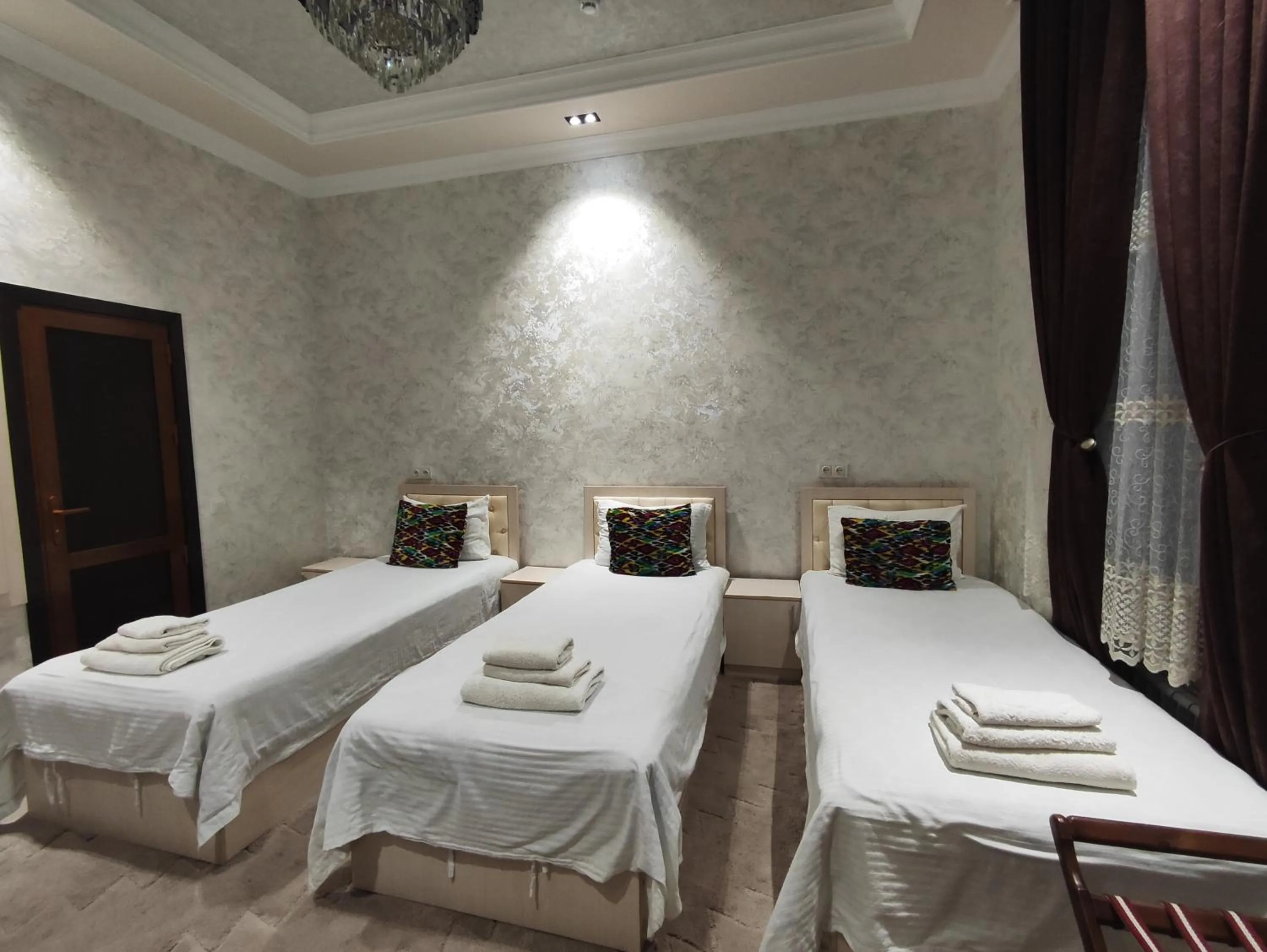 Bed in Hotel Suzani Samarkand