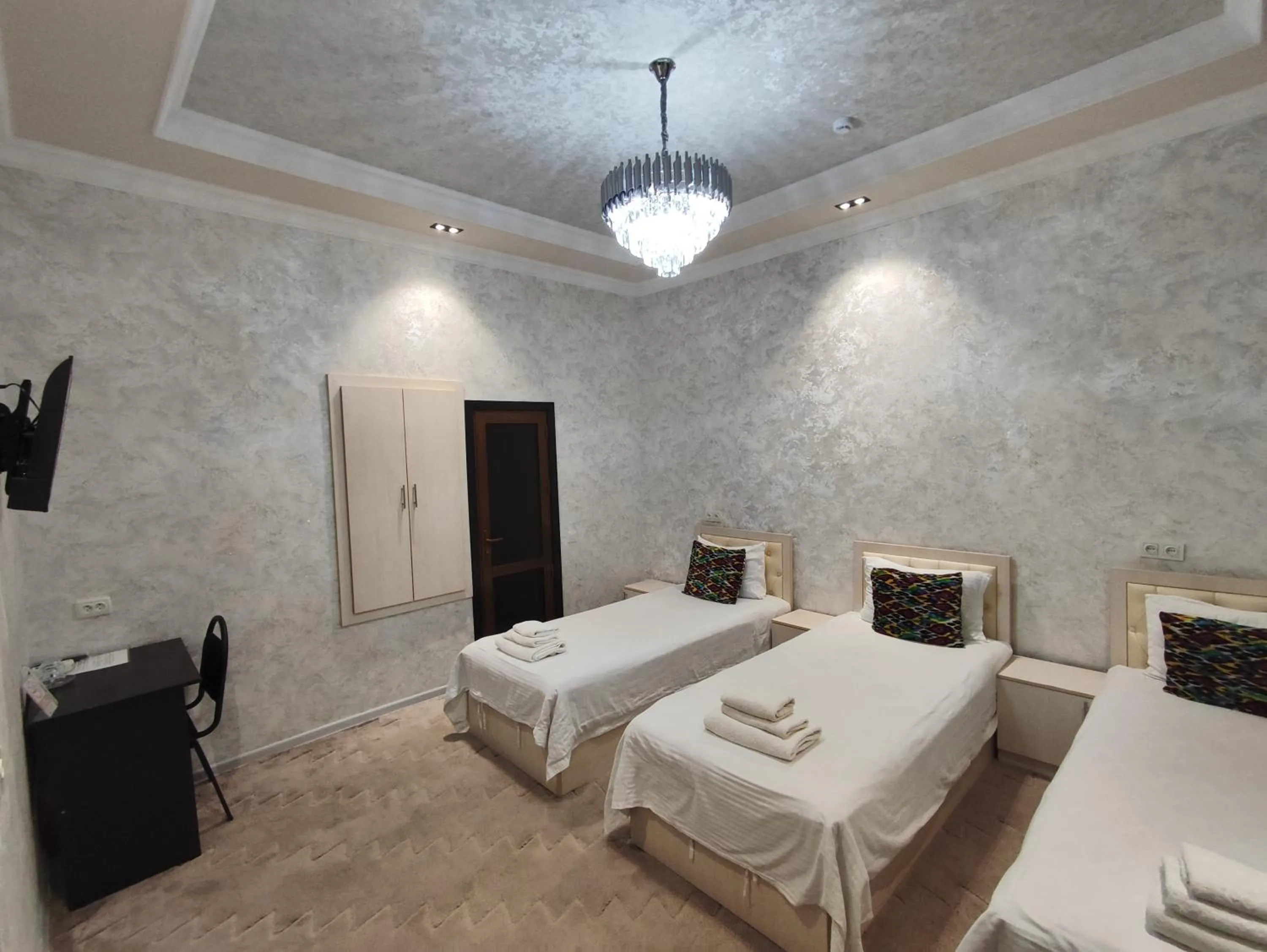 Bed in Hotel Suzani Samarkand