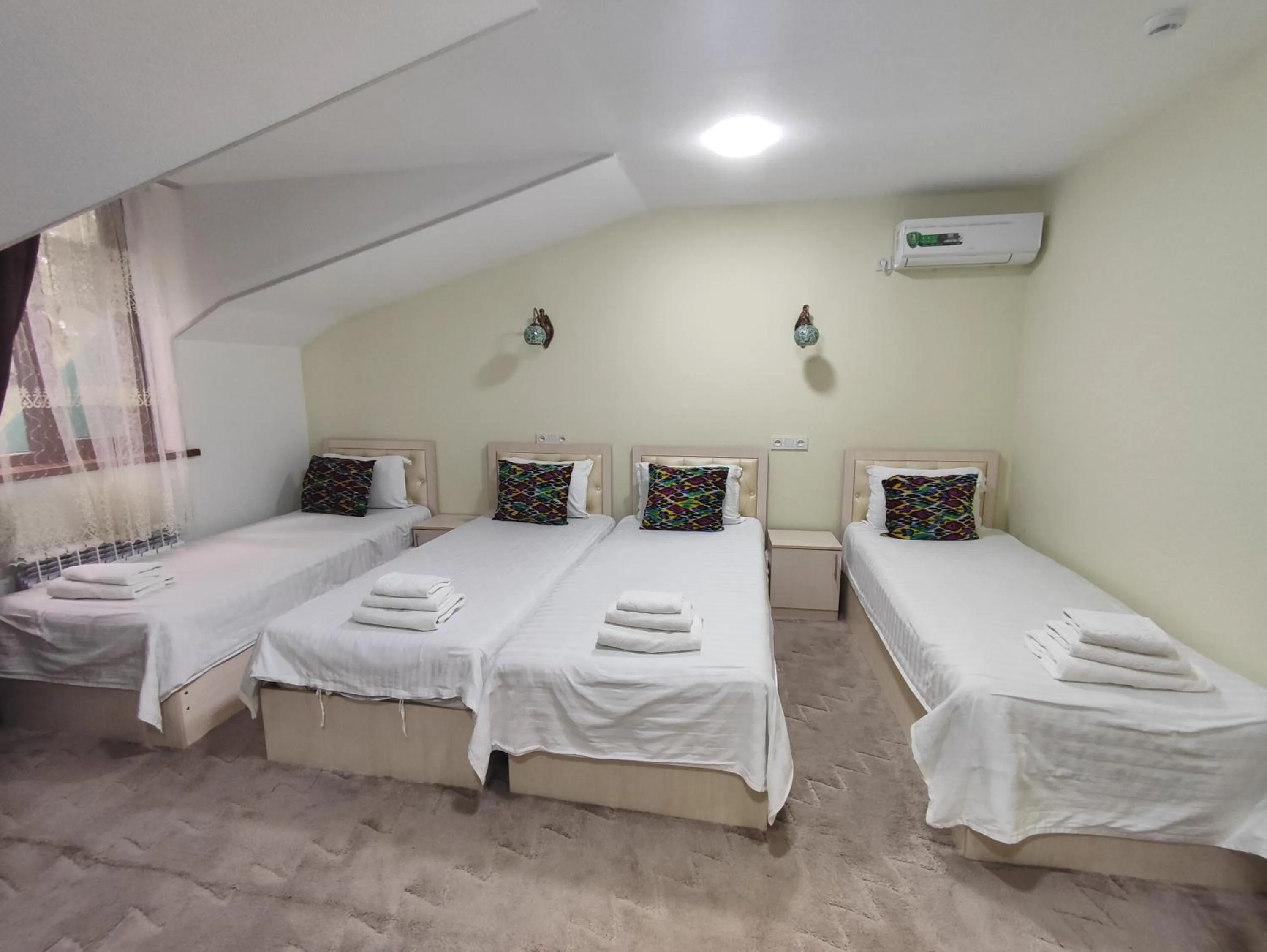 Bed in Hotel Suzani Samarkand