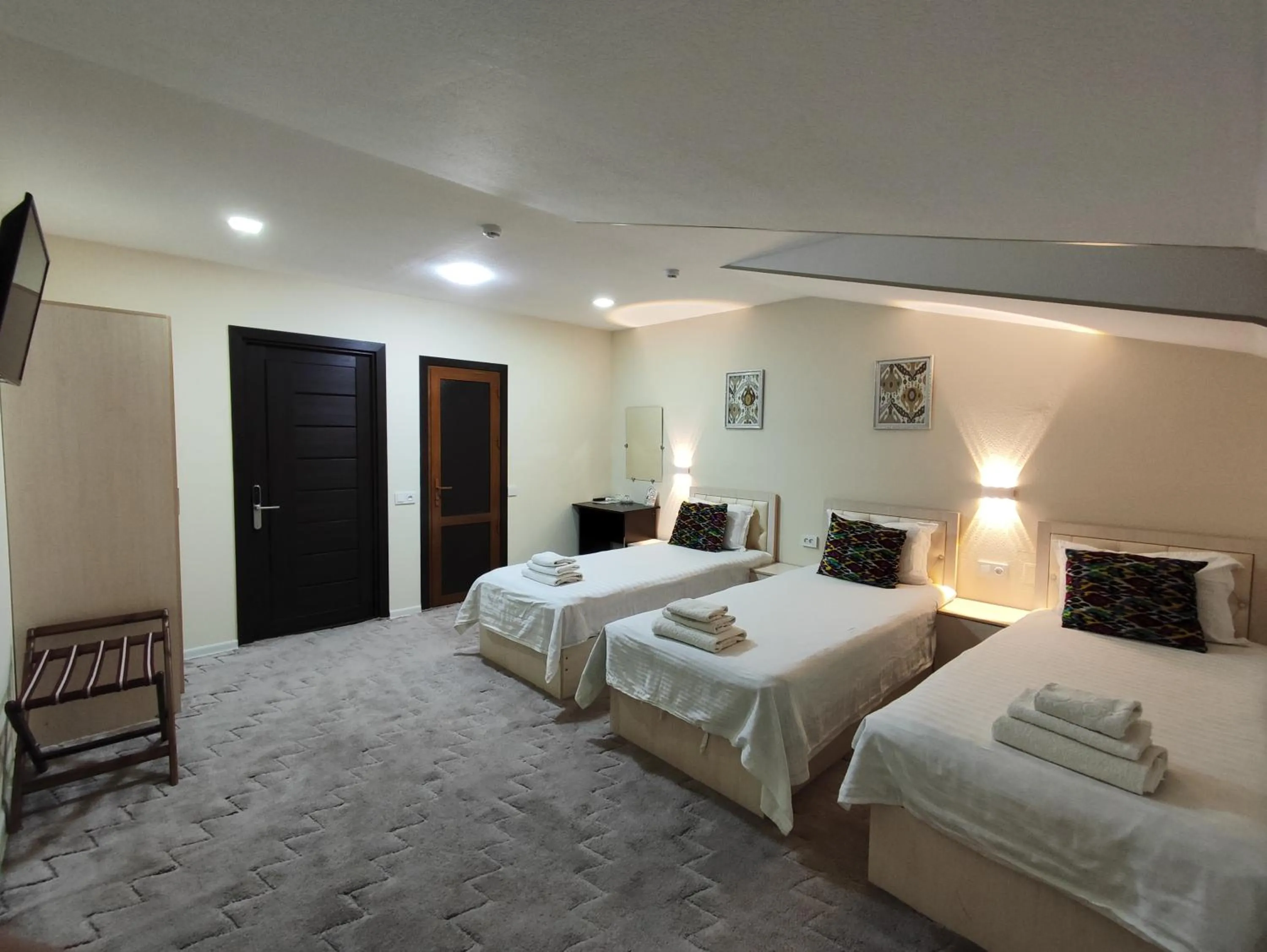 Bed in Hotel Suzani Samarkand