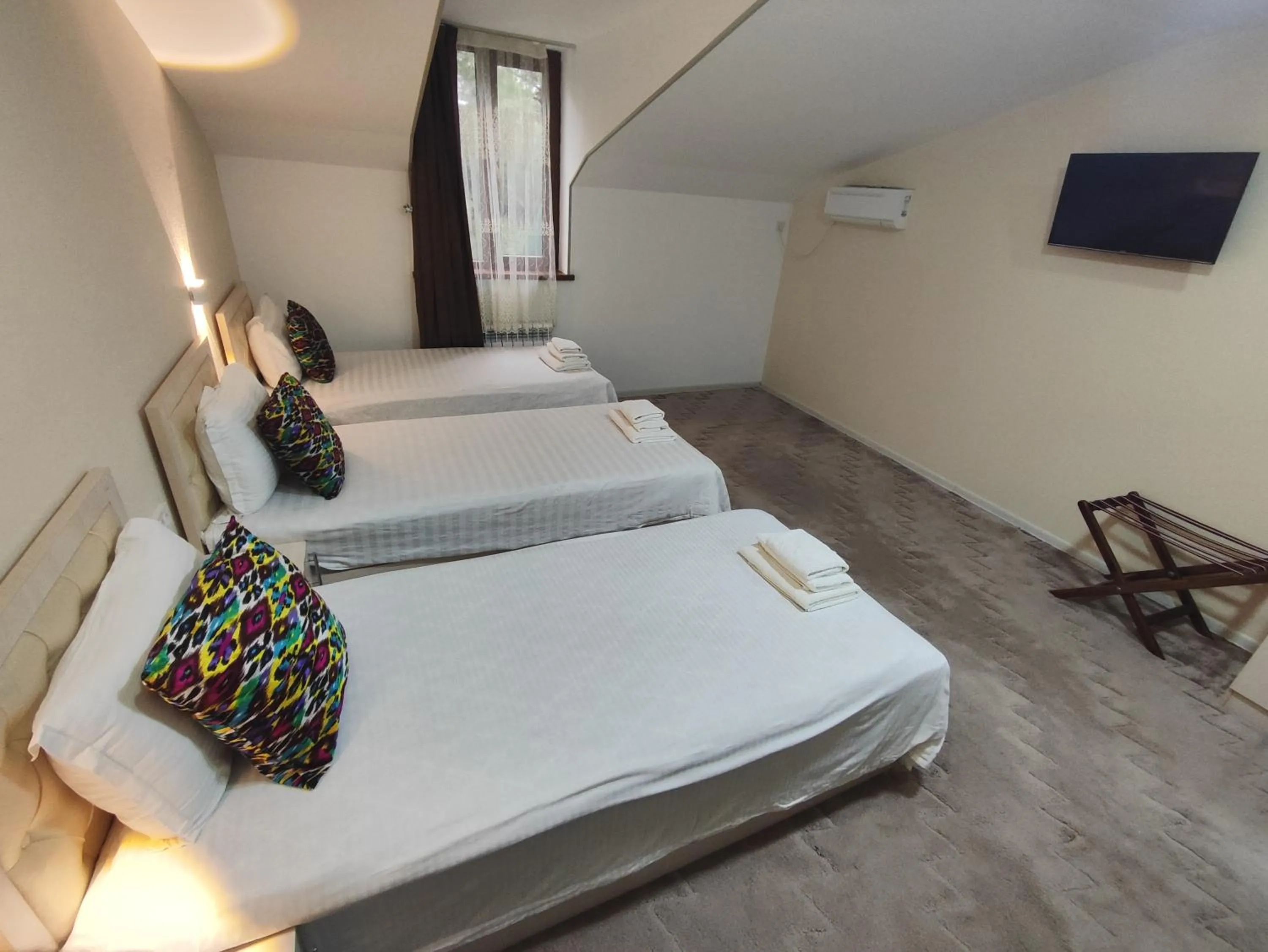 Bed in Hotel Suzani Samarkand