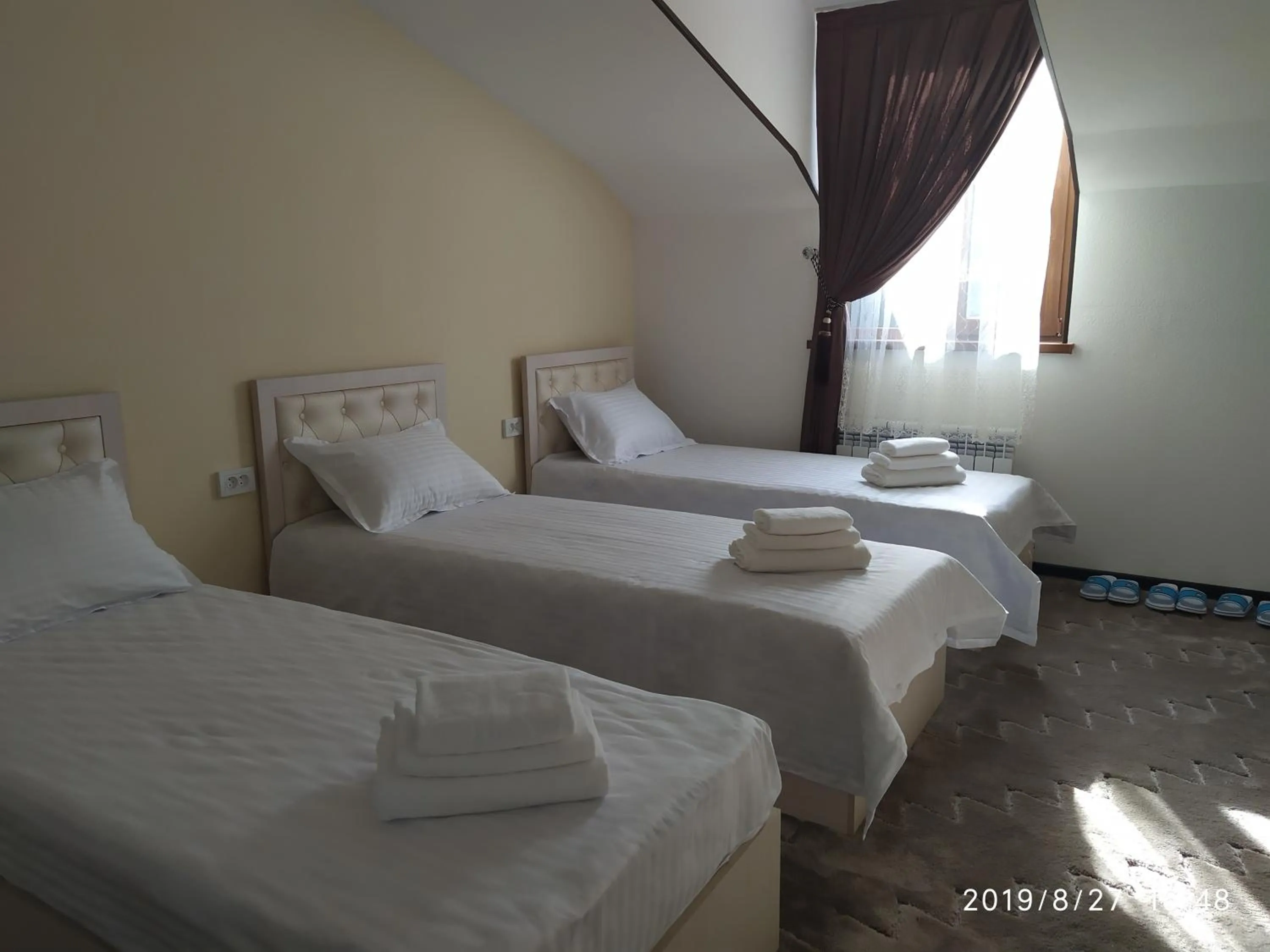 Bed in Hotel Suzani Samarkand