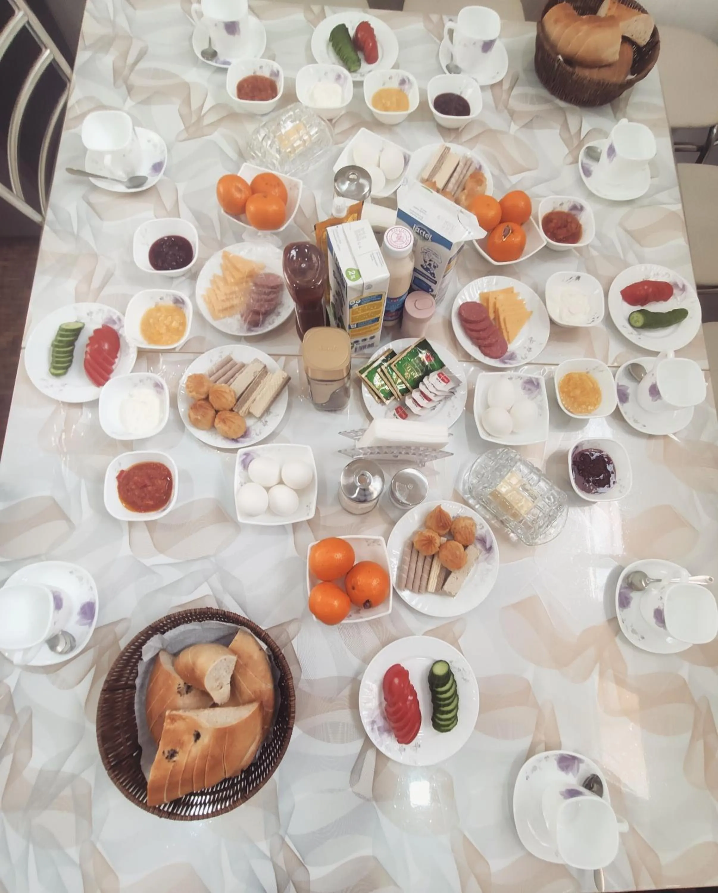 Breakfast in Hotel Suzani Samarkand