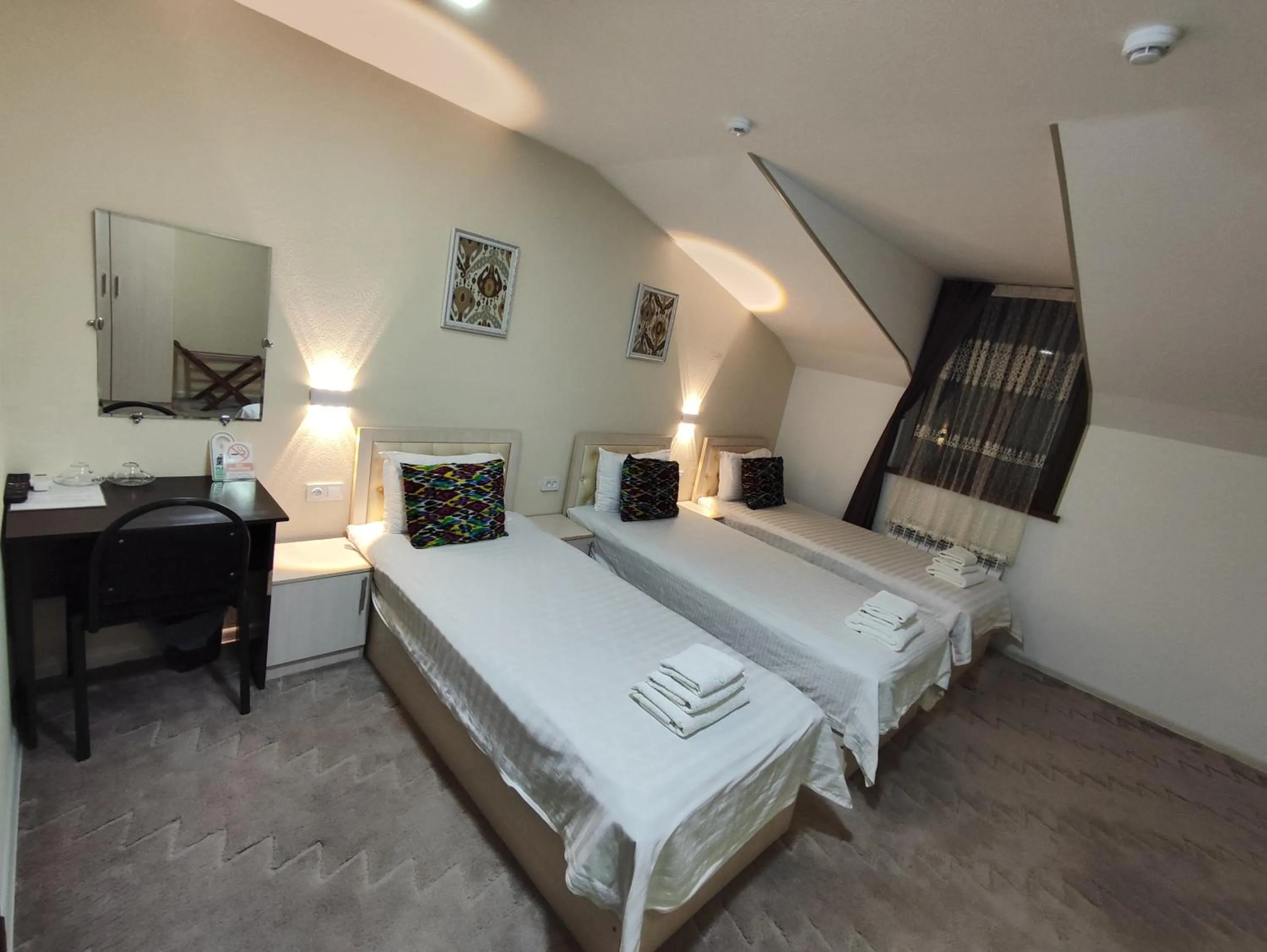 Photo of the whole room, Bed in Hotel Suzani Samarkand