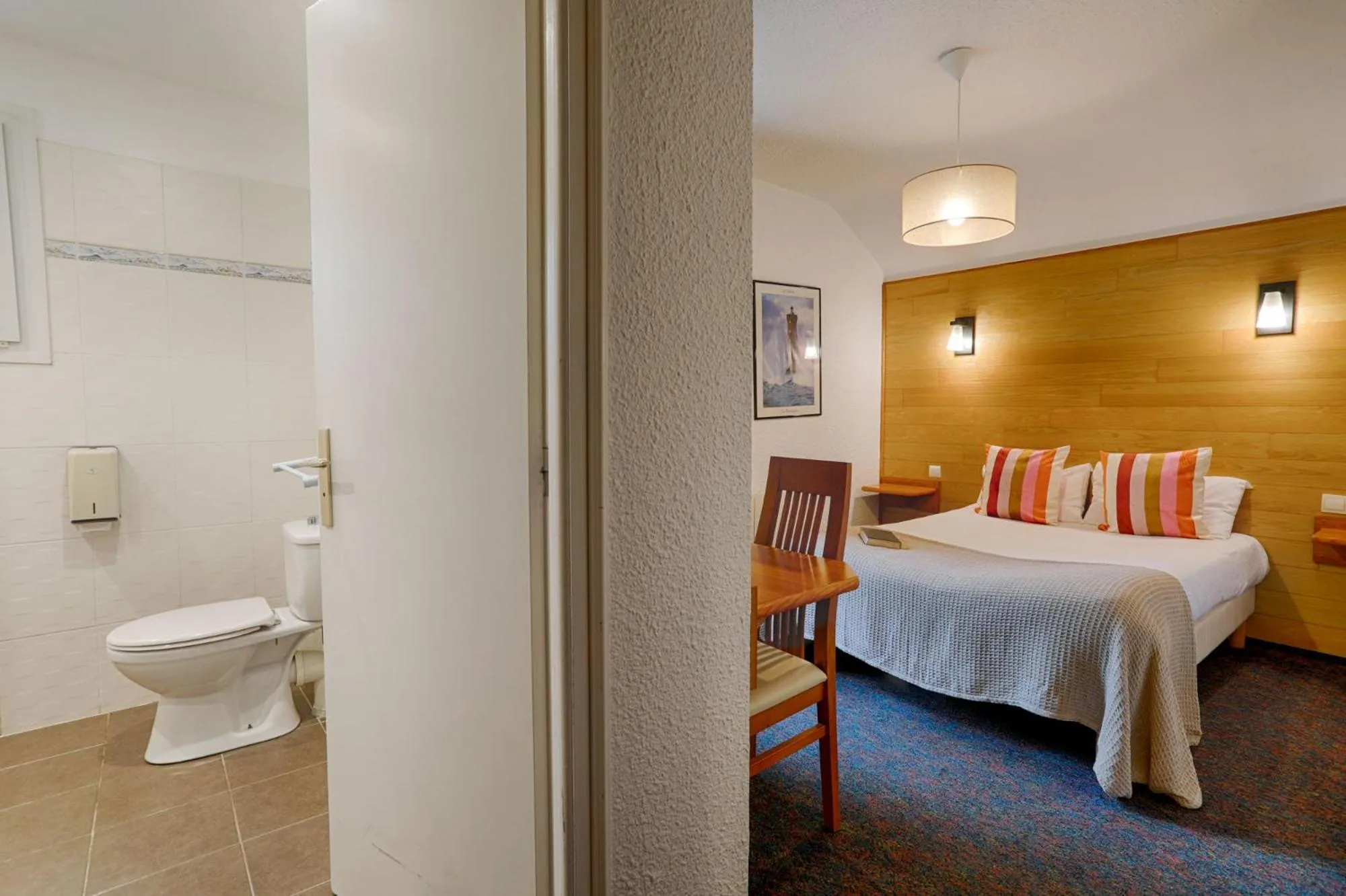 Bed in Hotel Le Branhoc - Brit Hotel Auray