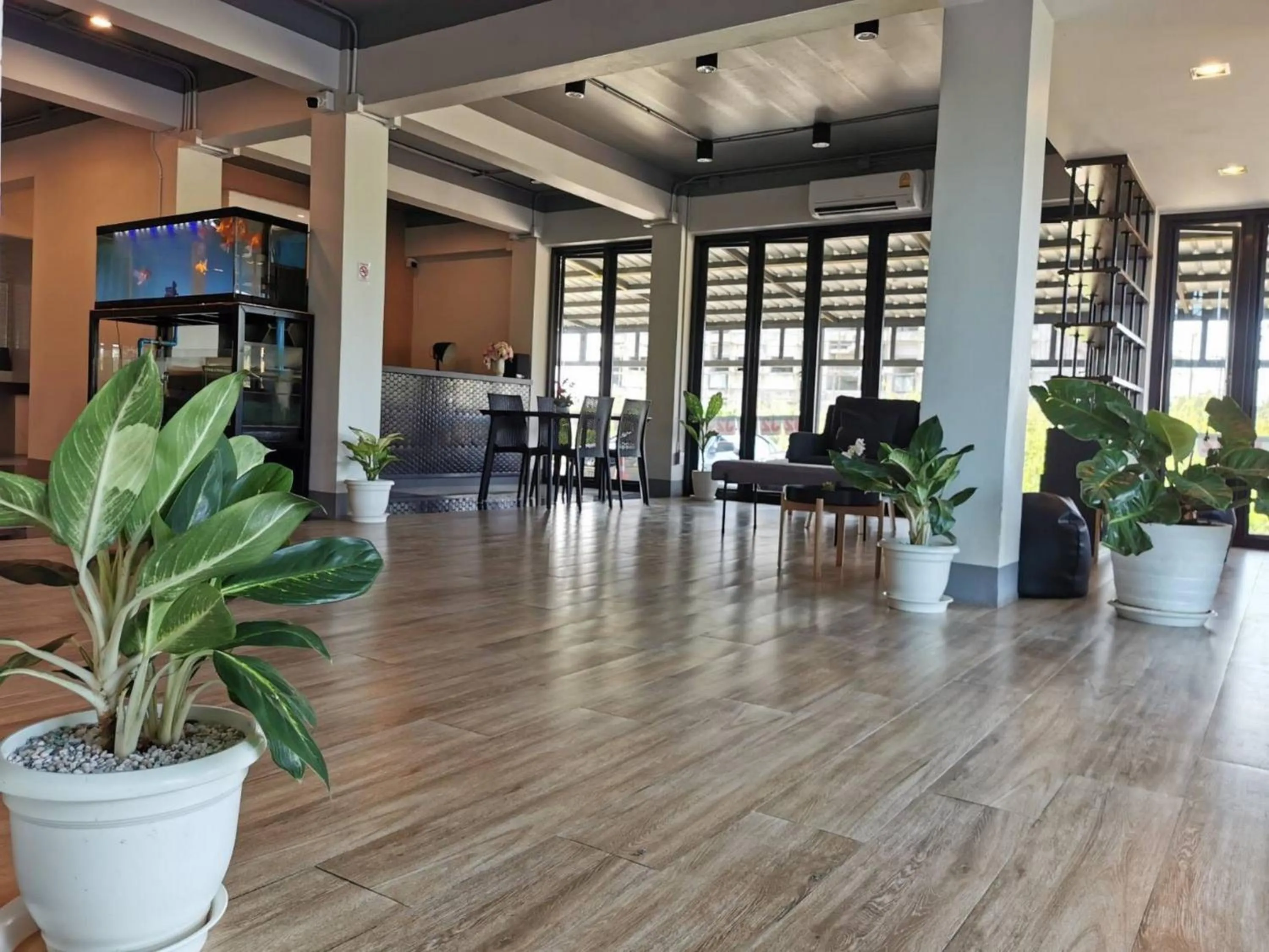 Lobby or reception in J2 Residence Chiang Rai