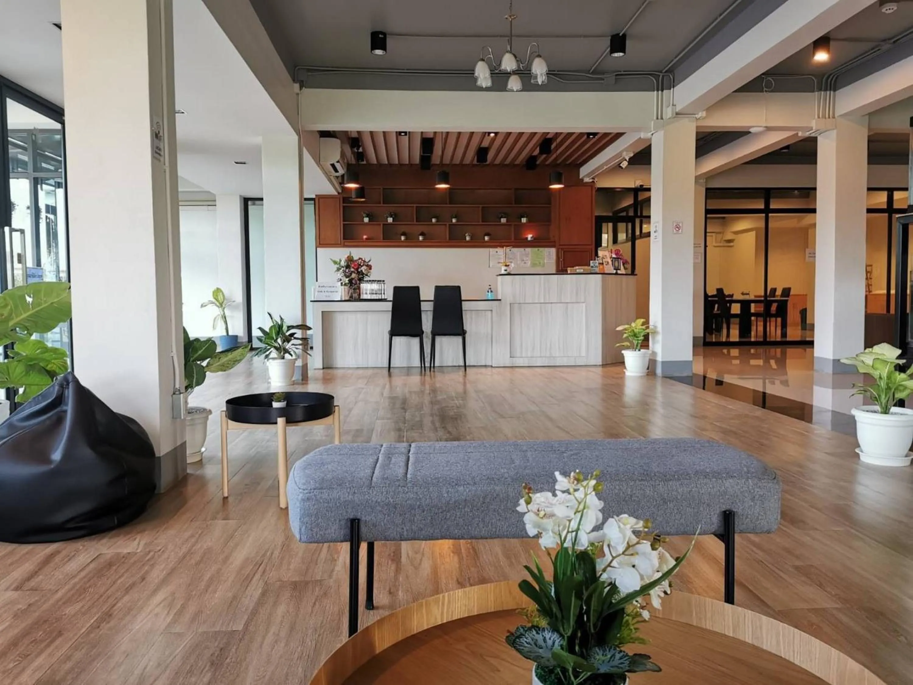 Lobby or reception in J2 Residence Chiang Rai