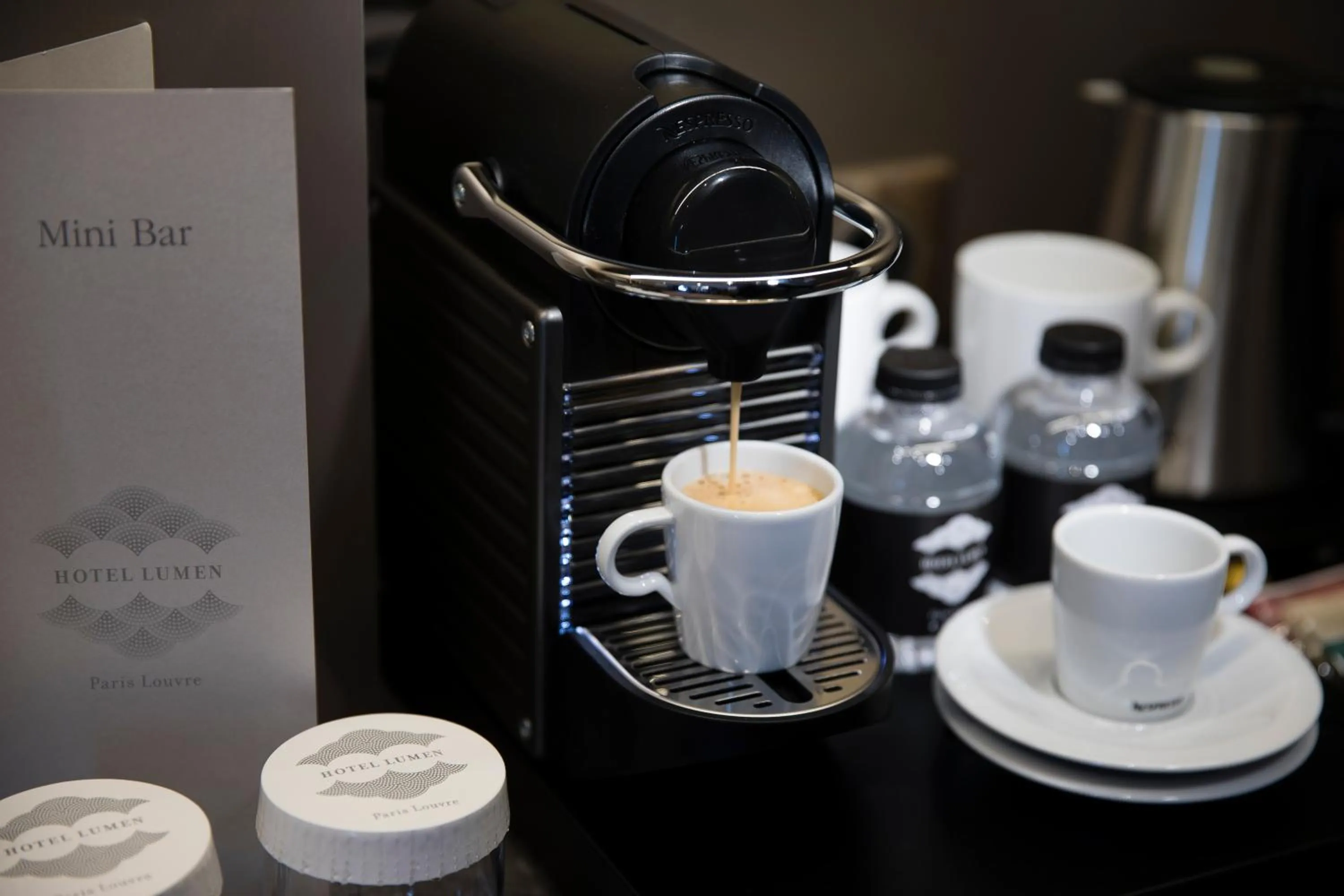 Coffee/tea facilities in Hotel Lumen Paris Louvre