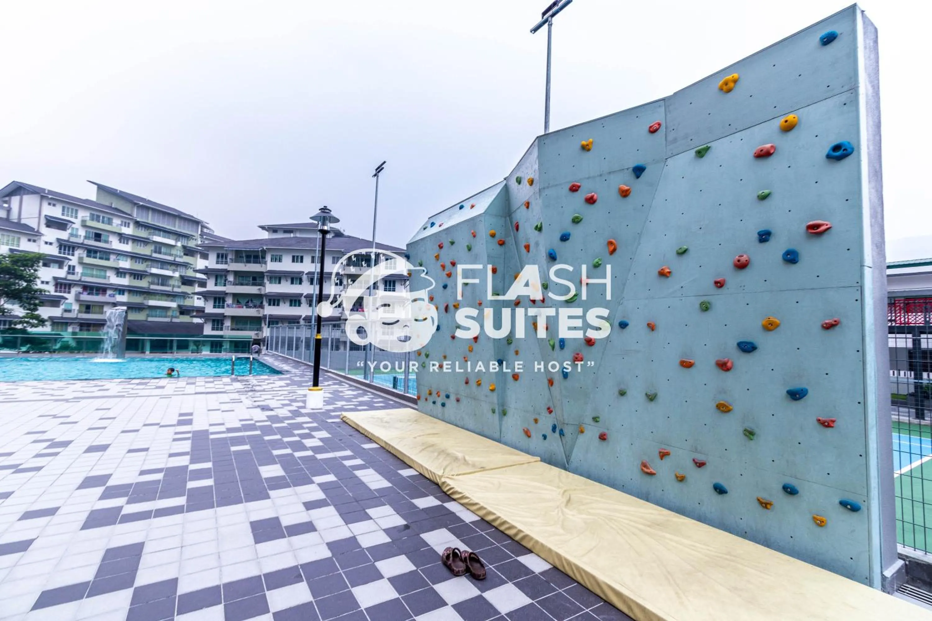 Swimming pool in Geo38 Premium Suites at Genting Highlands