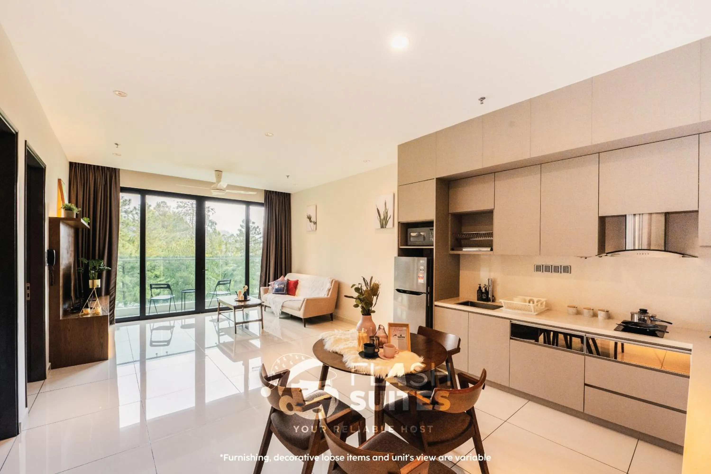 Kitchen or kitchenette in Geo38 Premium Suites at Genting Highlands