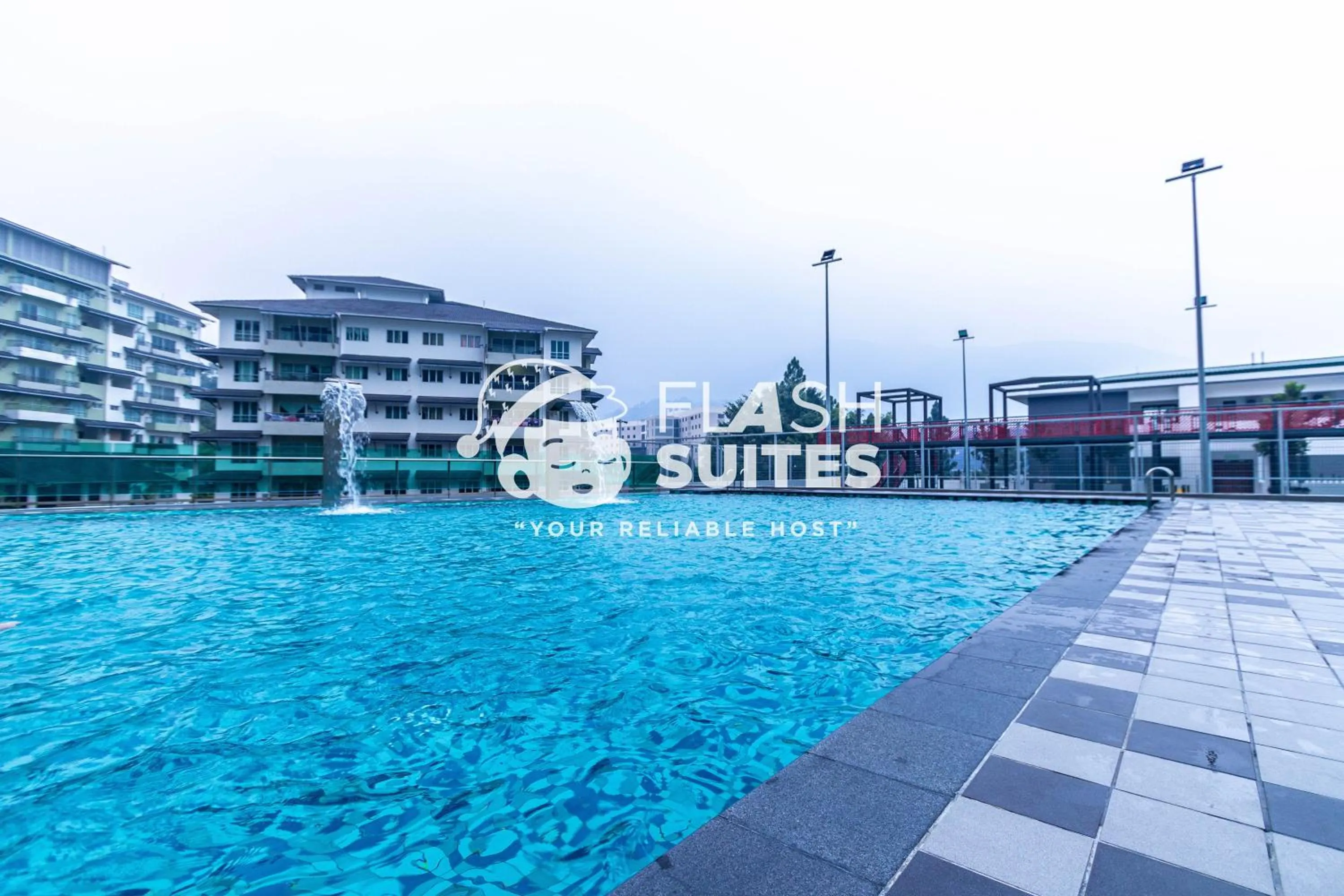 Swimming pool in Geo38 Premium Suites at Genting Highlands