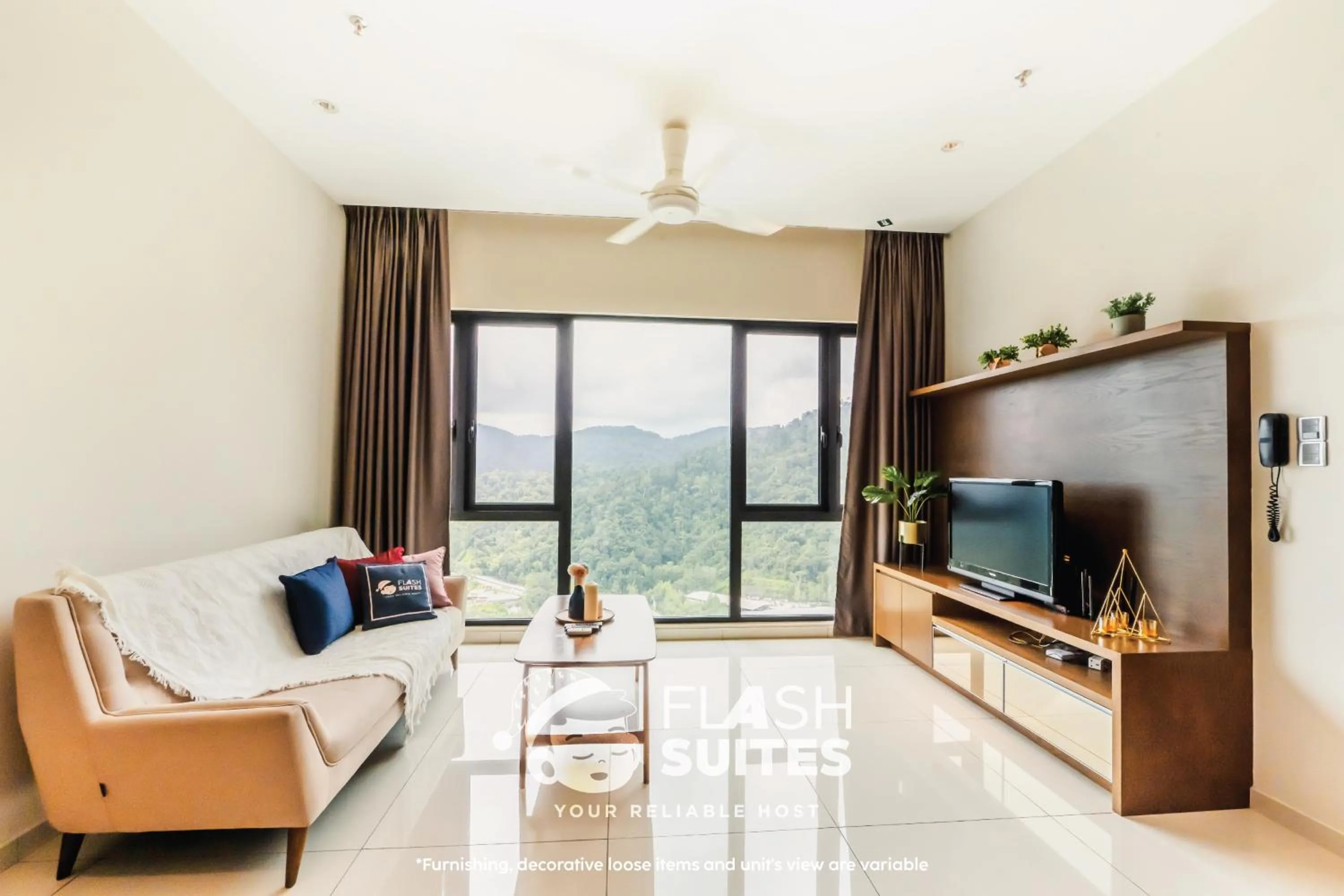 Living room in Geo38 Premium Suites at Genting Highlands