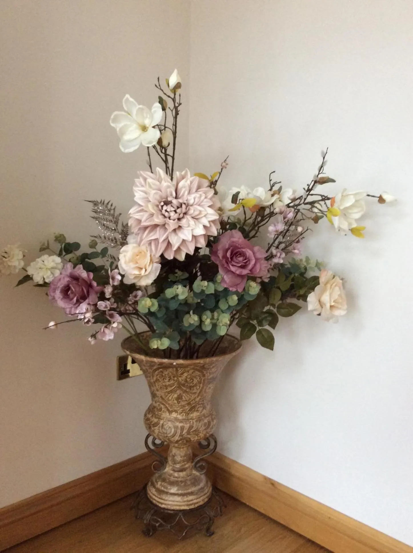 Dining area in Marehay Hall Farm