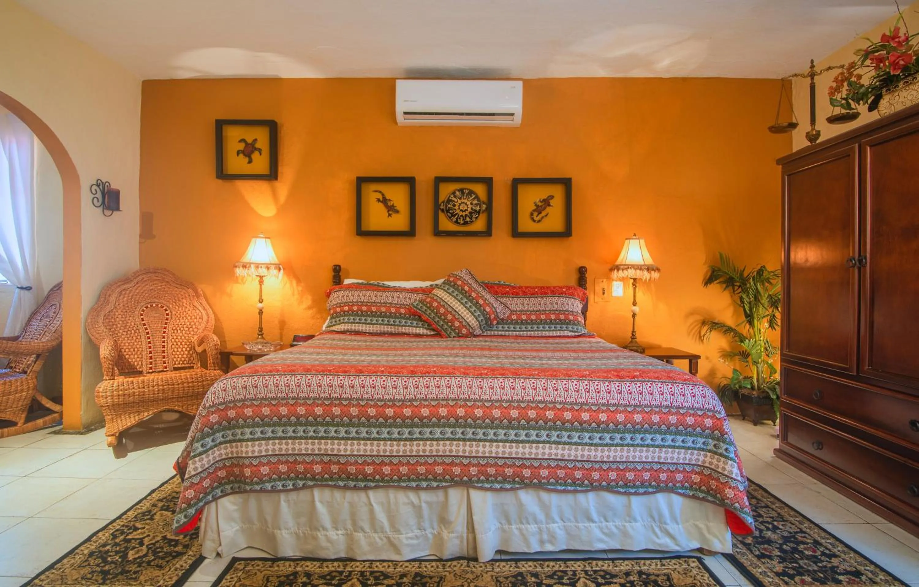 Bedroom, Bed in Casa Romance Escondido