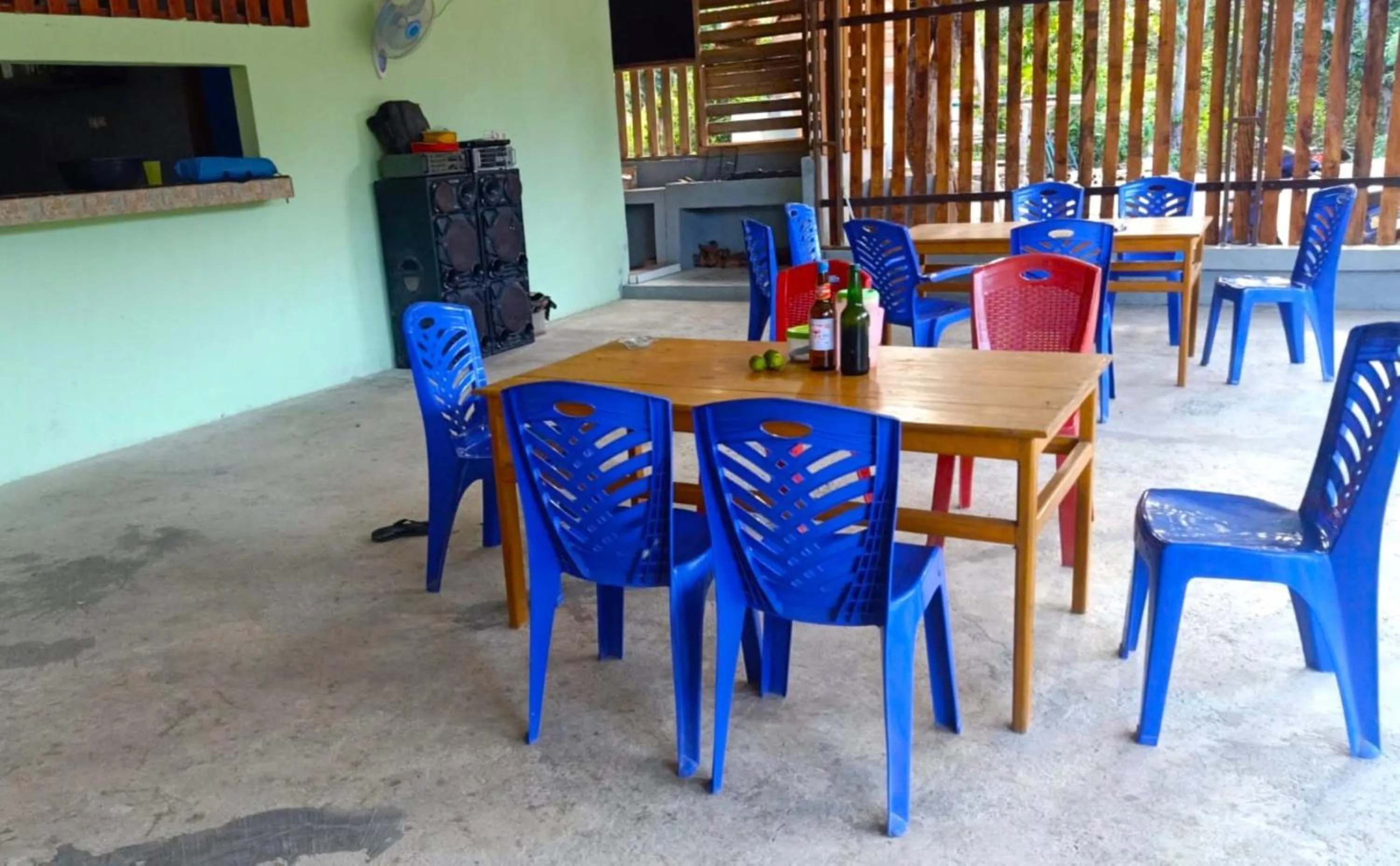 Patio in Penginapan asidik