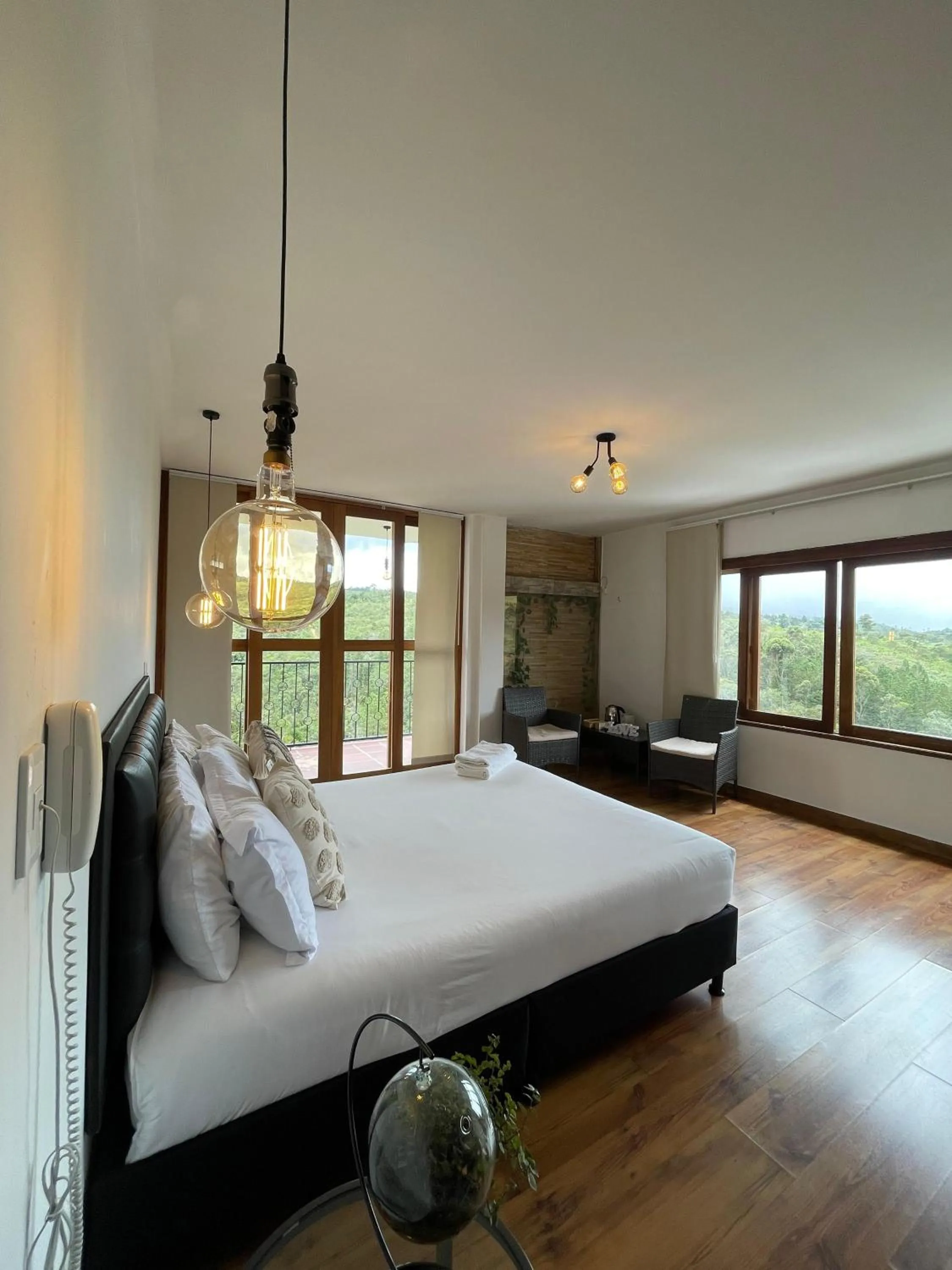 Bed in Glamping Ancestros Ecoparque