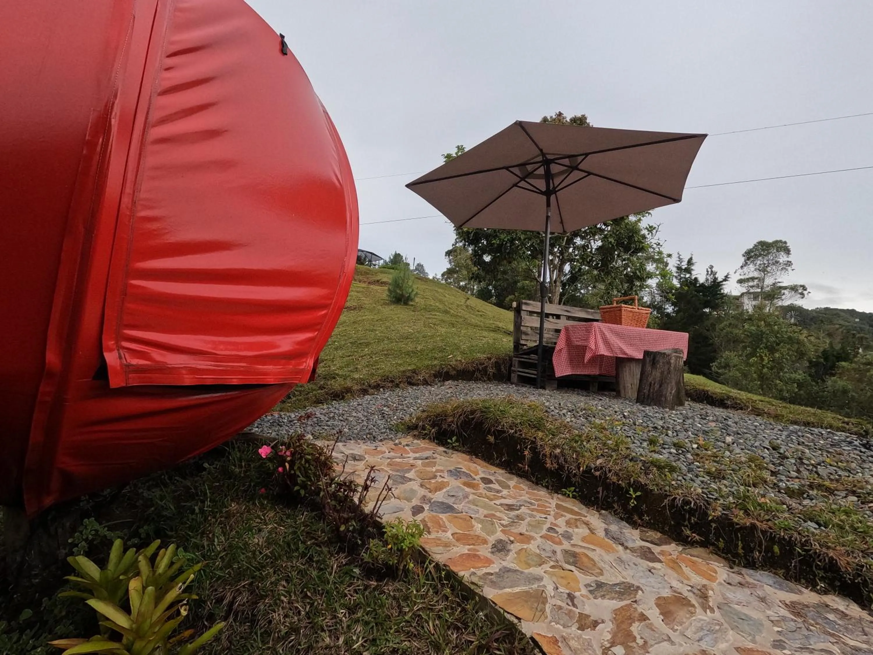 Patio in Glamping Ancestros Ecoparque