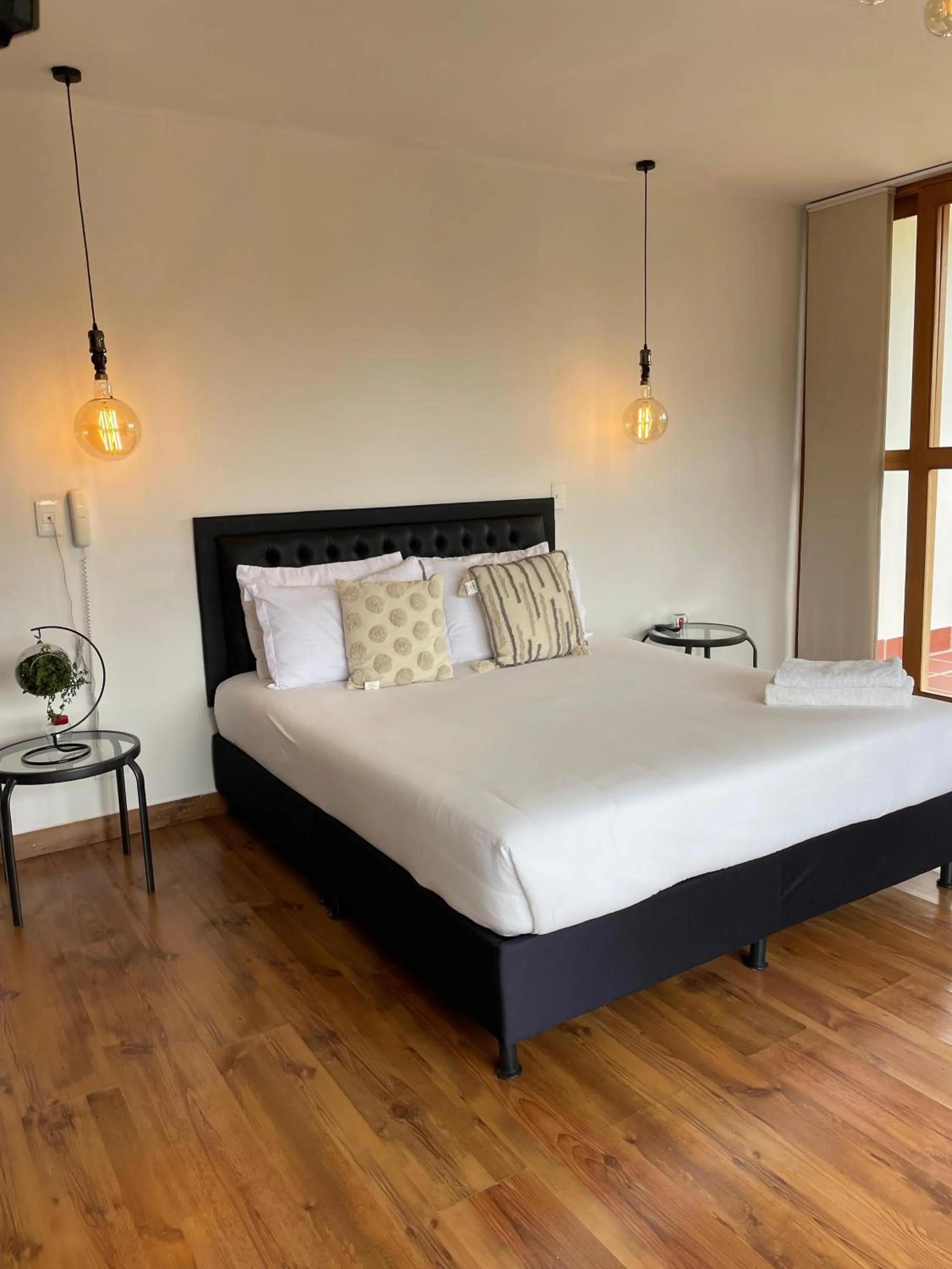 Bed in Glamping Ancestros Ecoparque