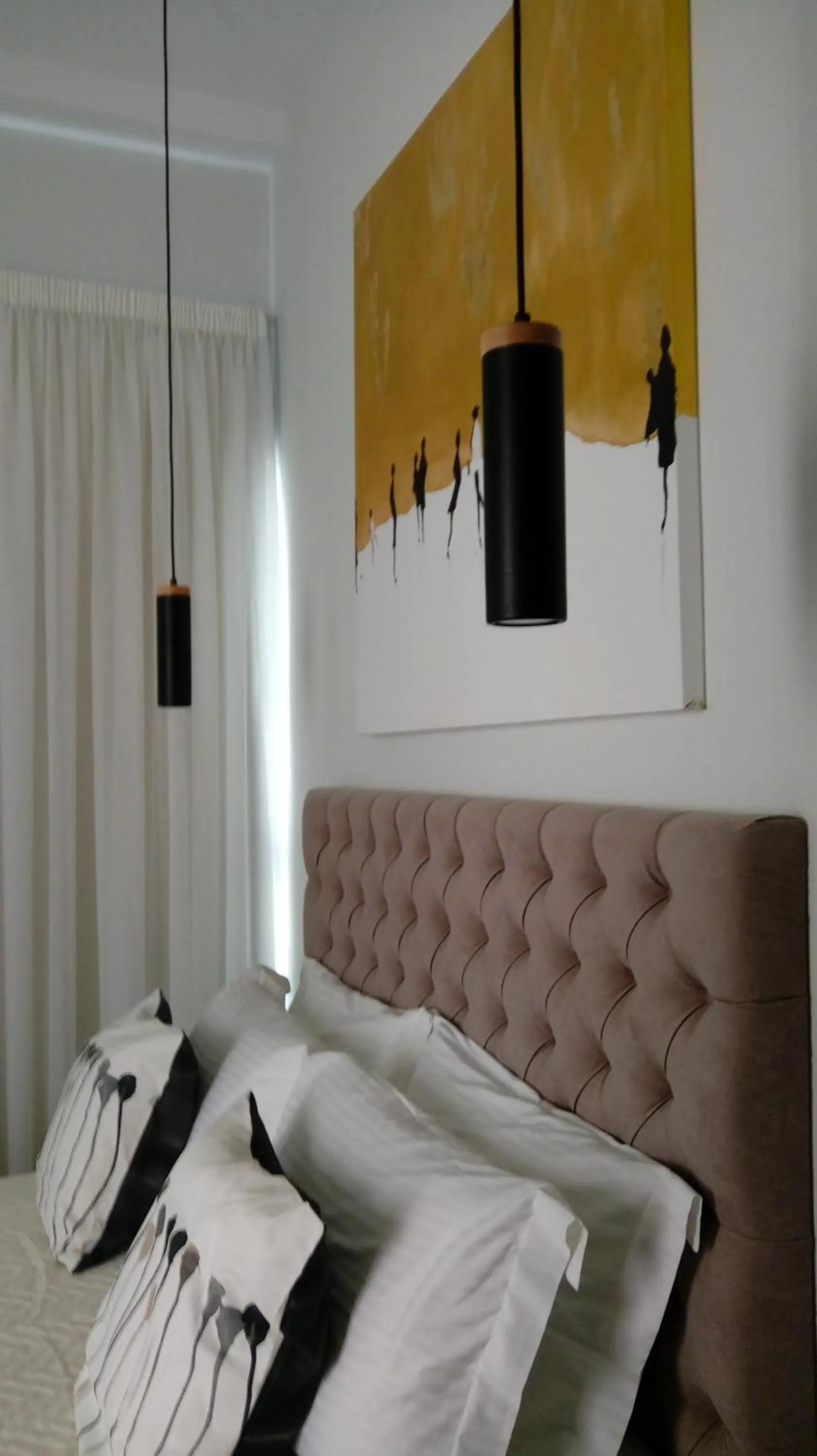 Bed in 9 Muses Hotel