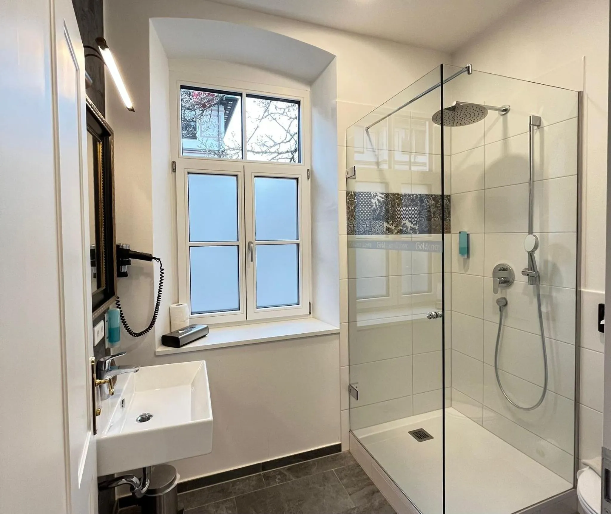 Shower in Villa Maria - Suiten & Appartement