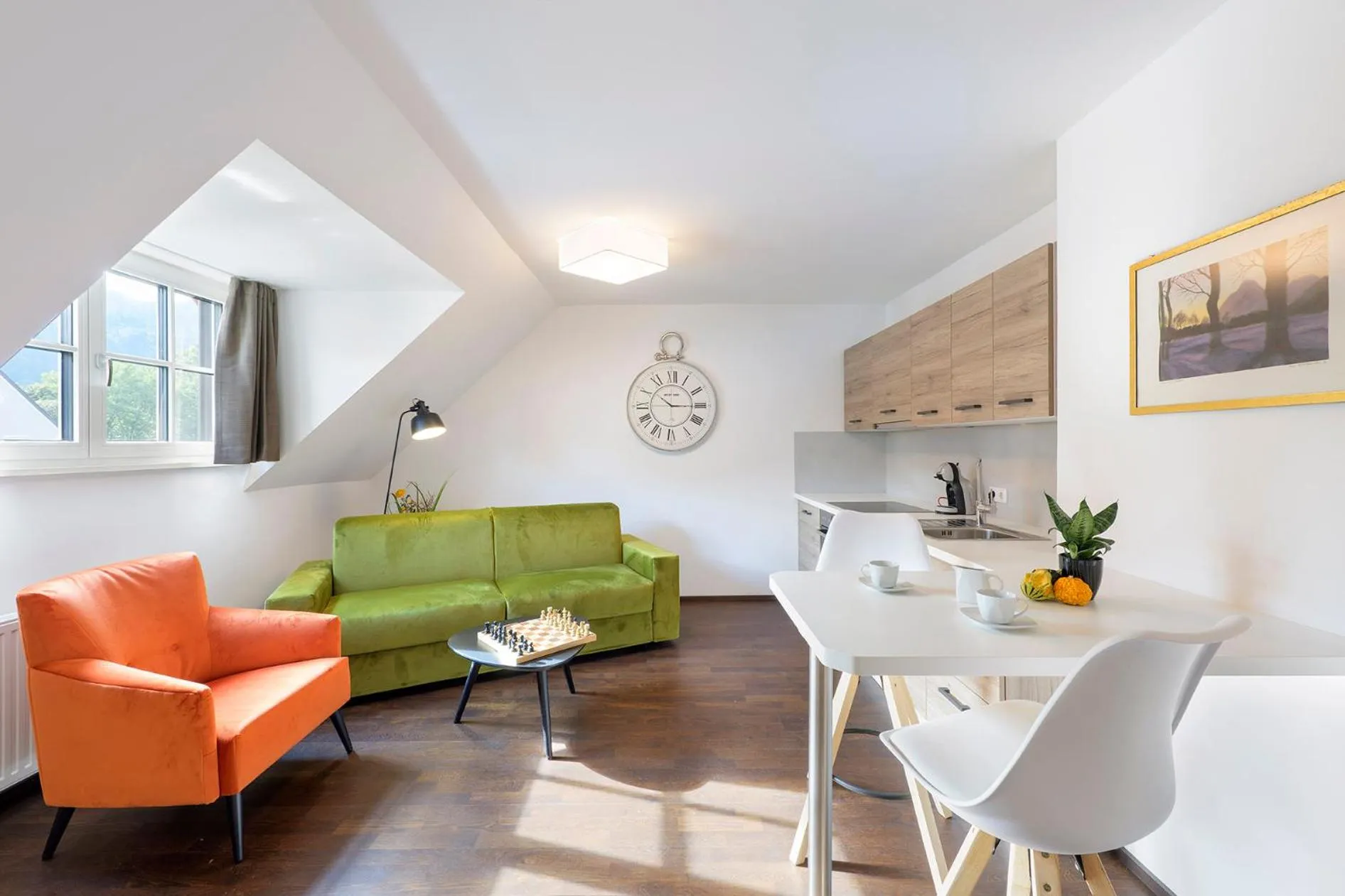 Kitchen or kitchenette in Villa Maria - Suiten & Appartement