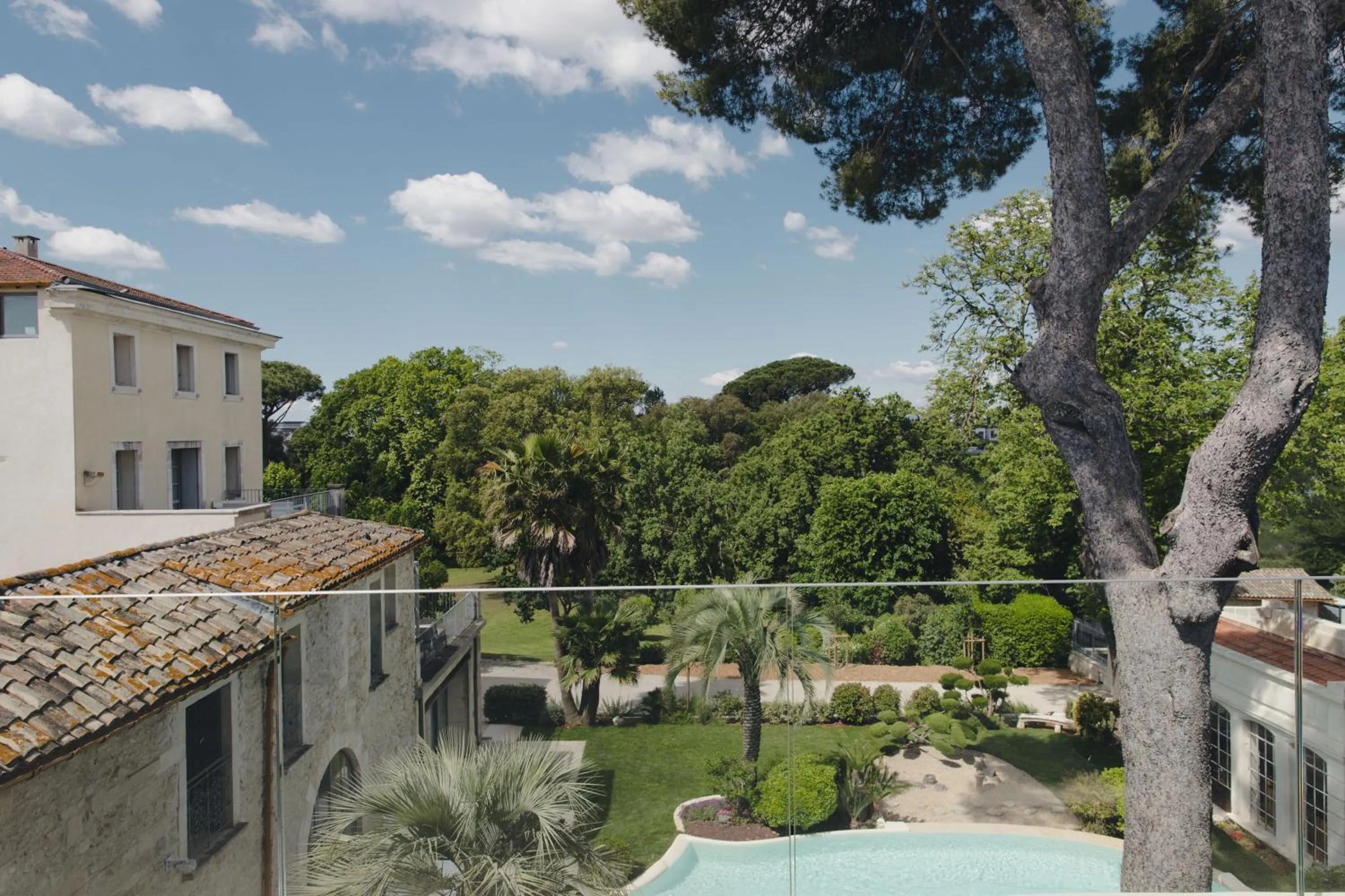 Garden view in Domaine de Verchant & Spa - Relais & Châteaux