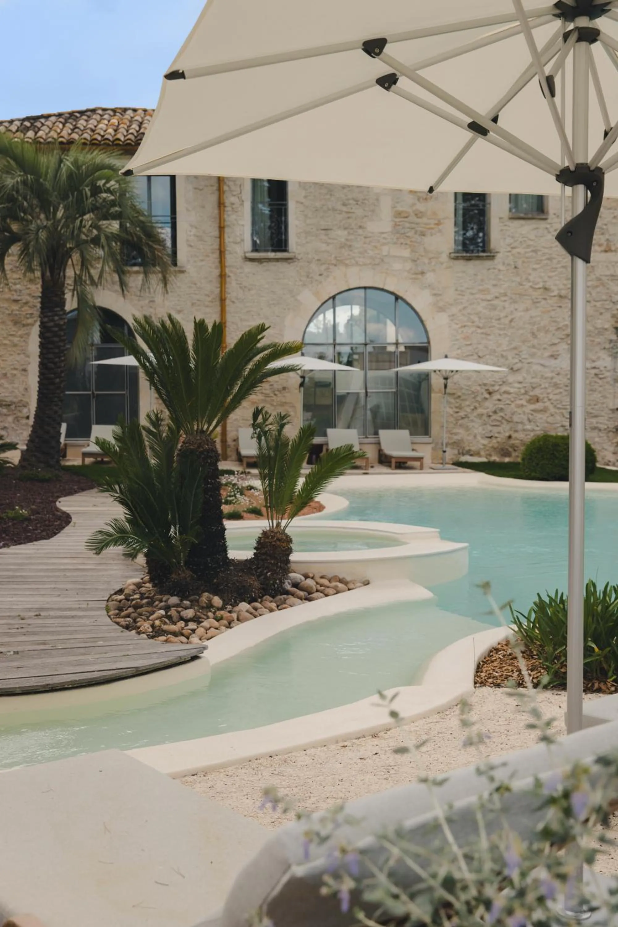 Pool view in Domaine de Verchant & Spa - Relais & Châteaux