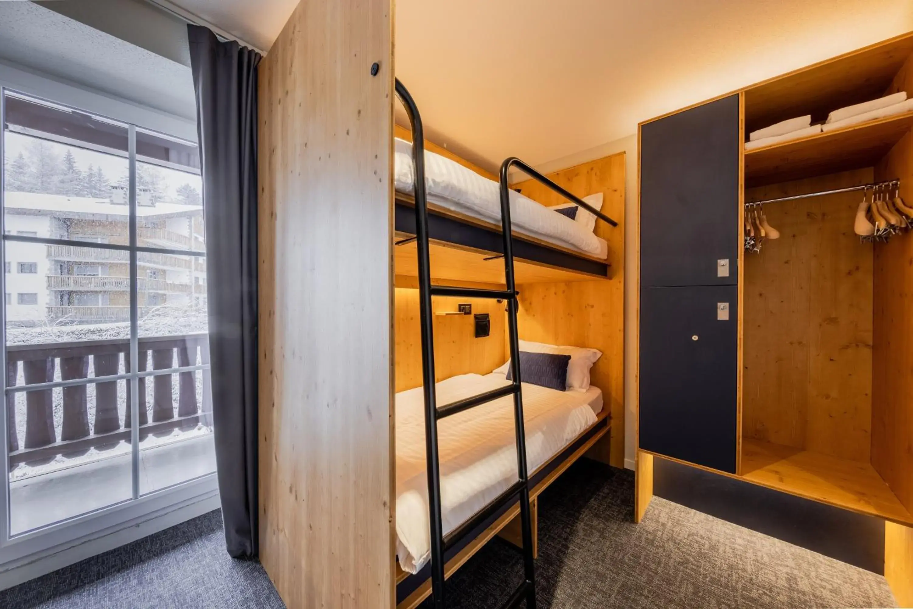 Classic Family Room with Bunk Beds - single occupancy in Villars Lodge Classic Family Room with Bunk Beds - single occupancy in Villars Lodge