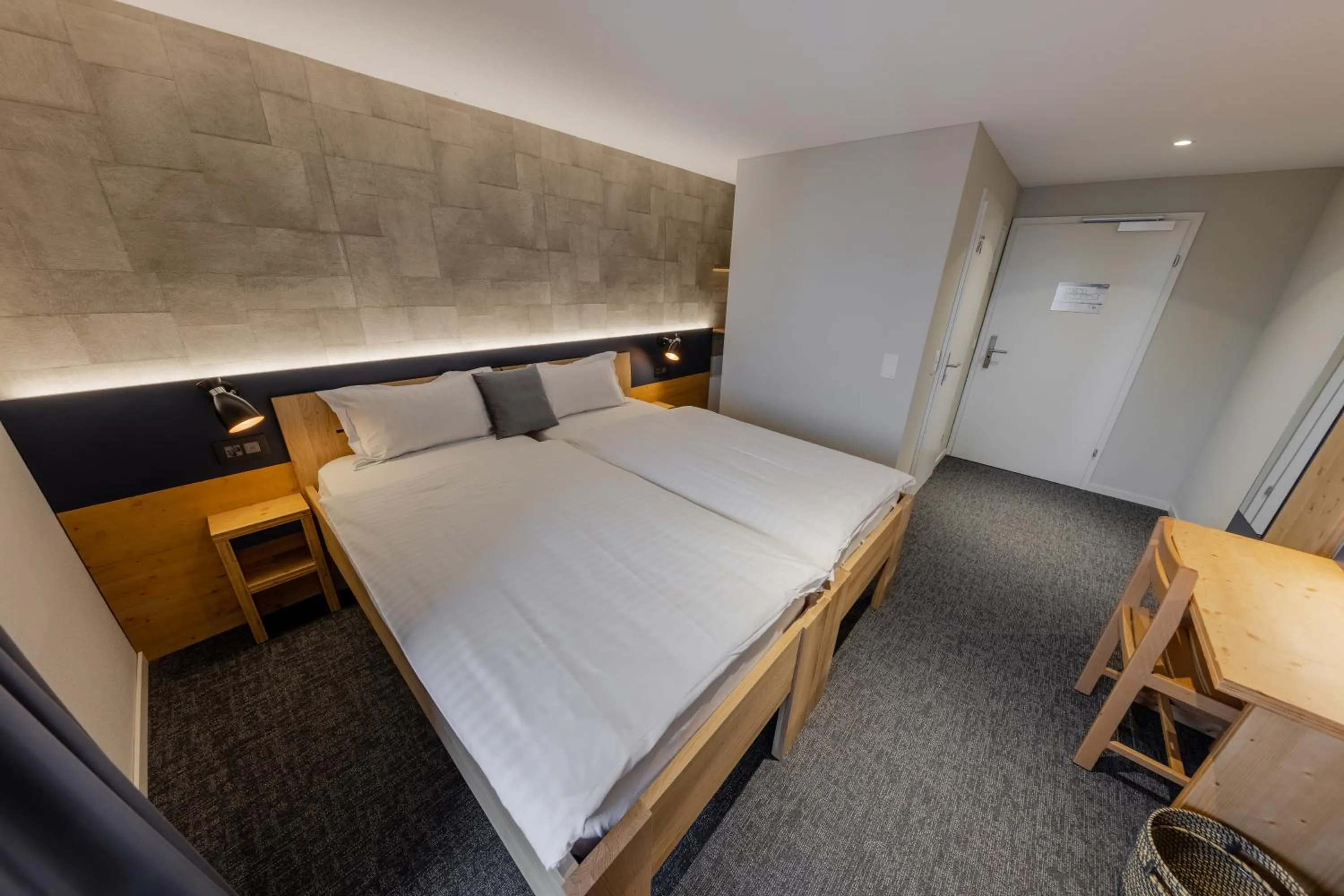 Bed in Villars Lodge