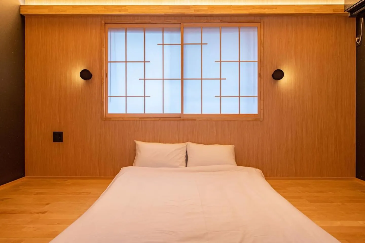 Bed in TABITABI STAY SHINSEN