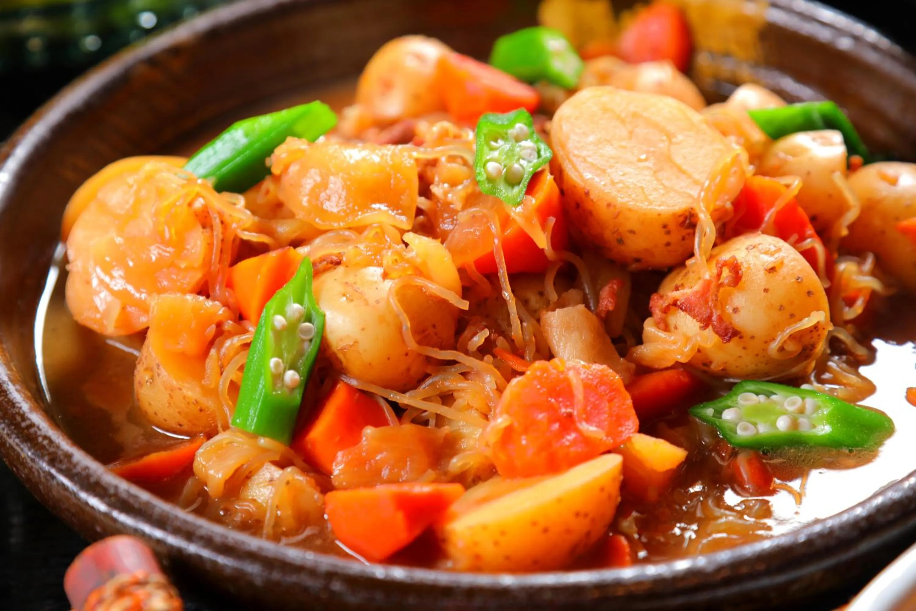 Food close-up in Sakura Sakura Onsen