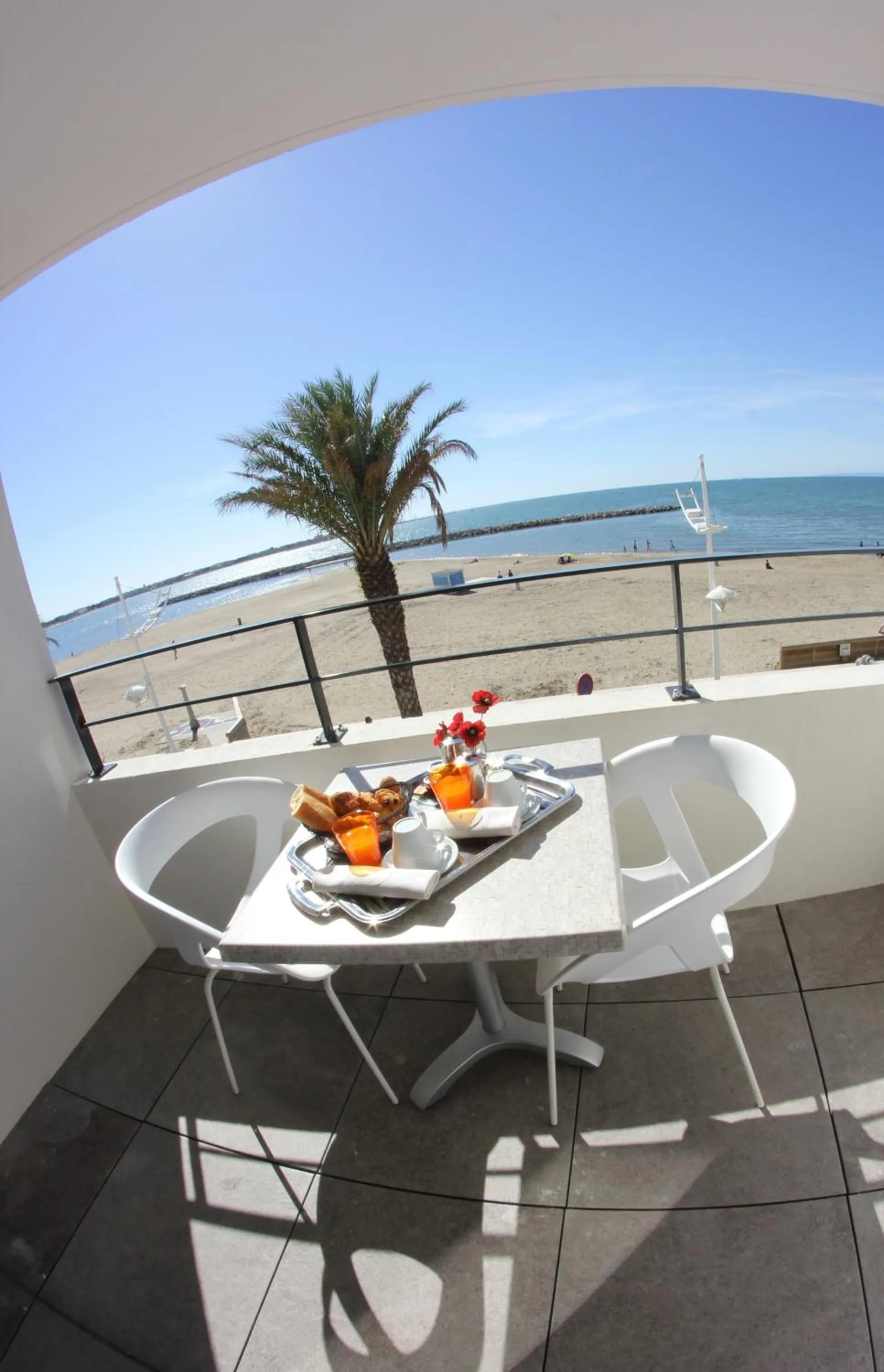 Balcony/Terrace in Hôtel Restaurant Splendid Camargue