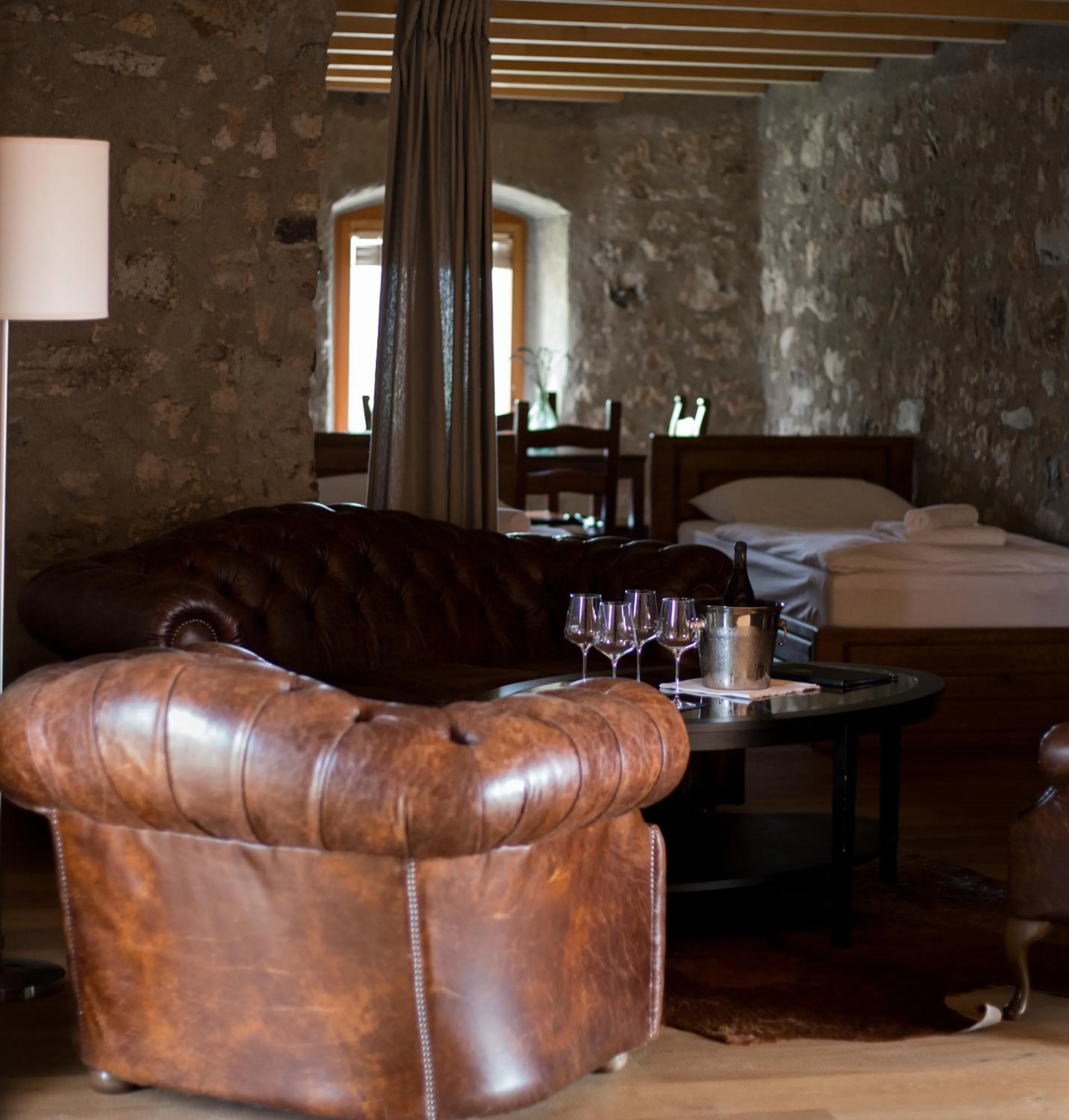 Seating area in Vinica Castle Boutique & Spa Hotel
