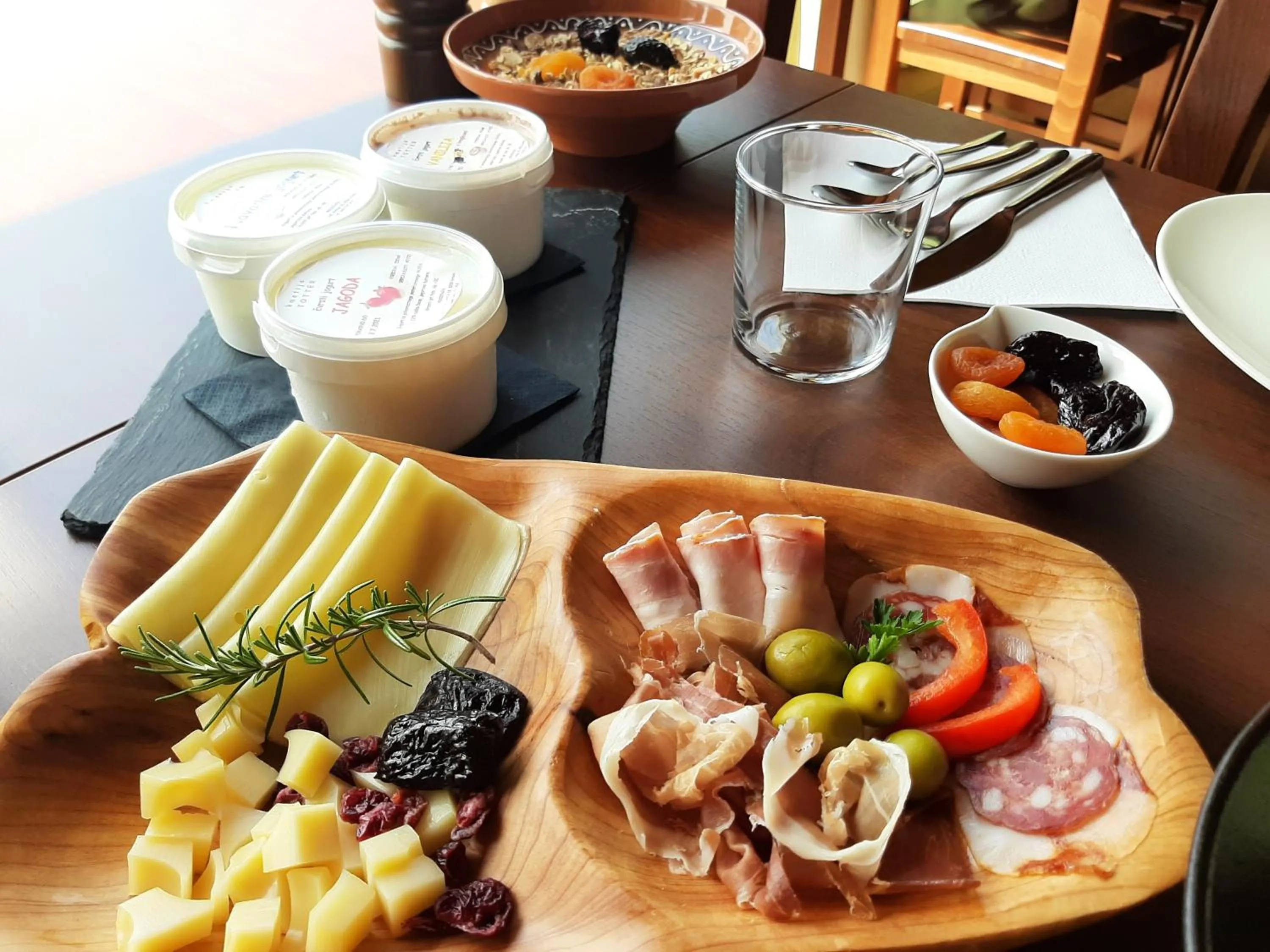 Breakfast in Vinica Castle Boutique & Spa Hotel