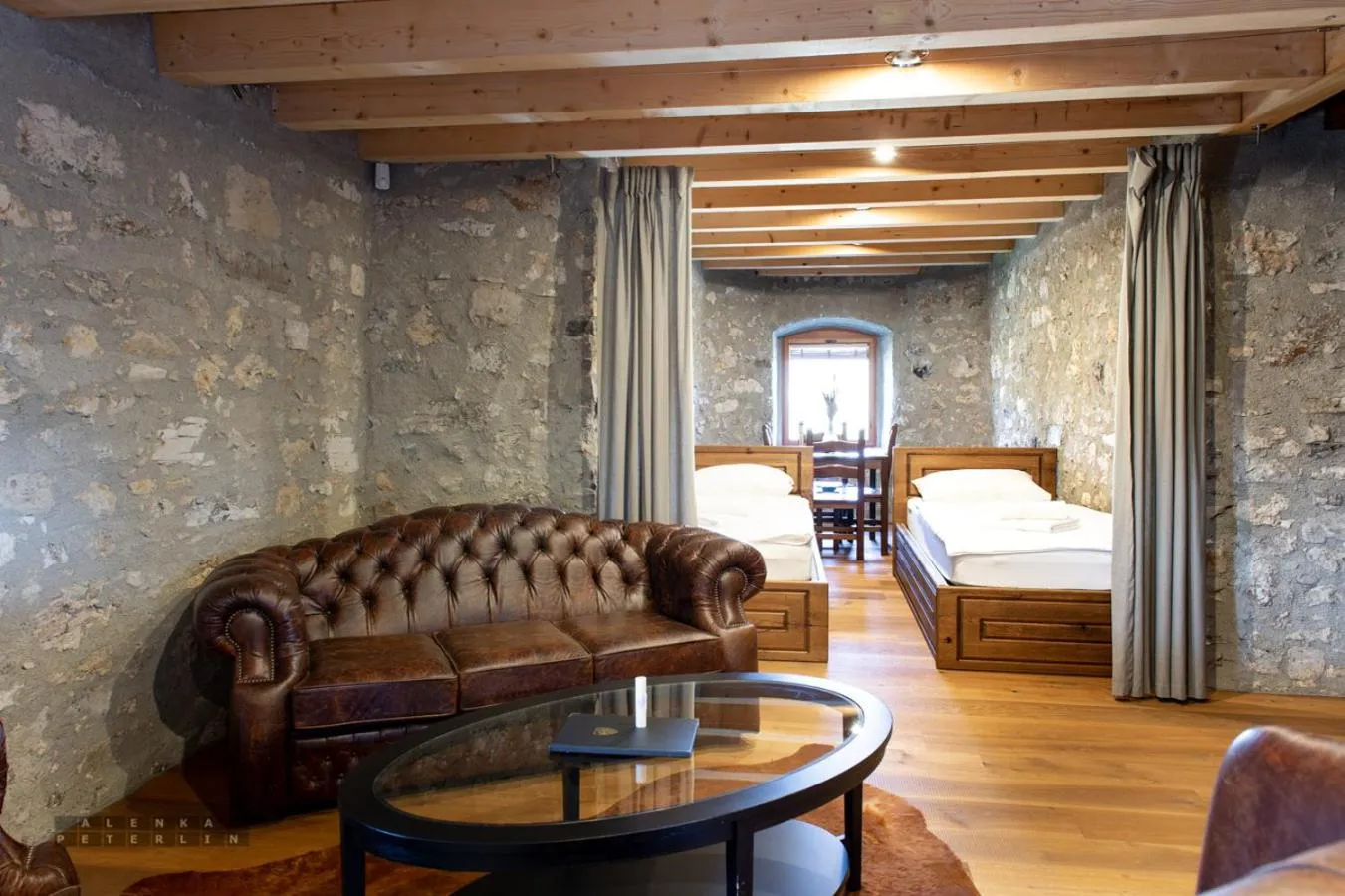 Bed in Vinica Castle Boutique & Spa Hotel