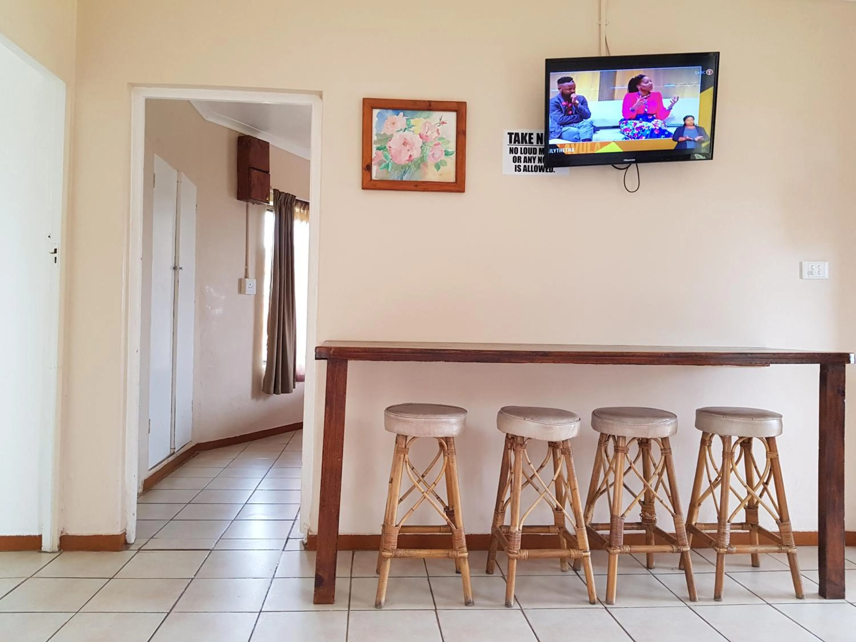 Living room in Port Edward Holiday Resort